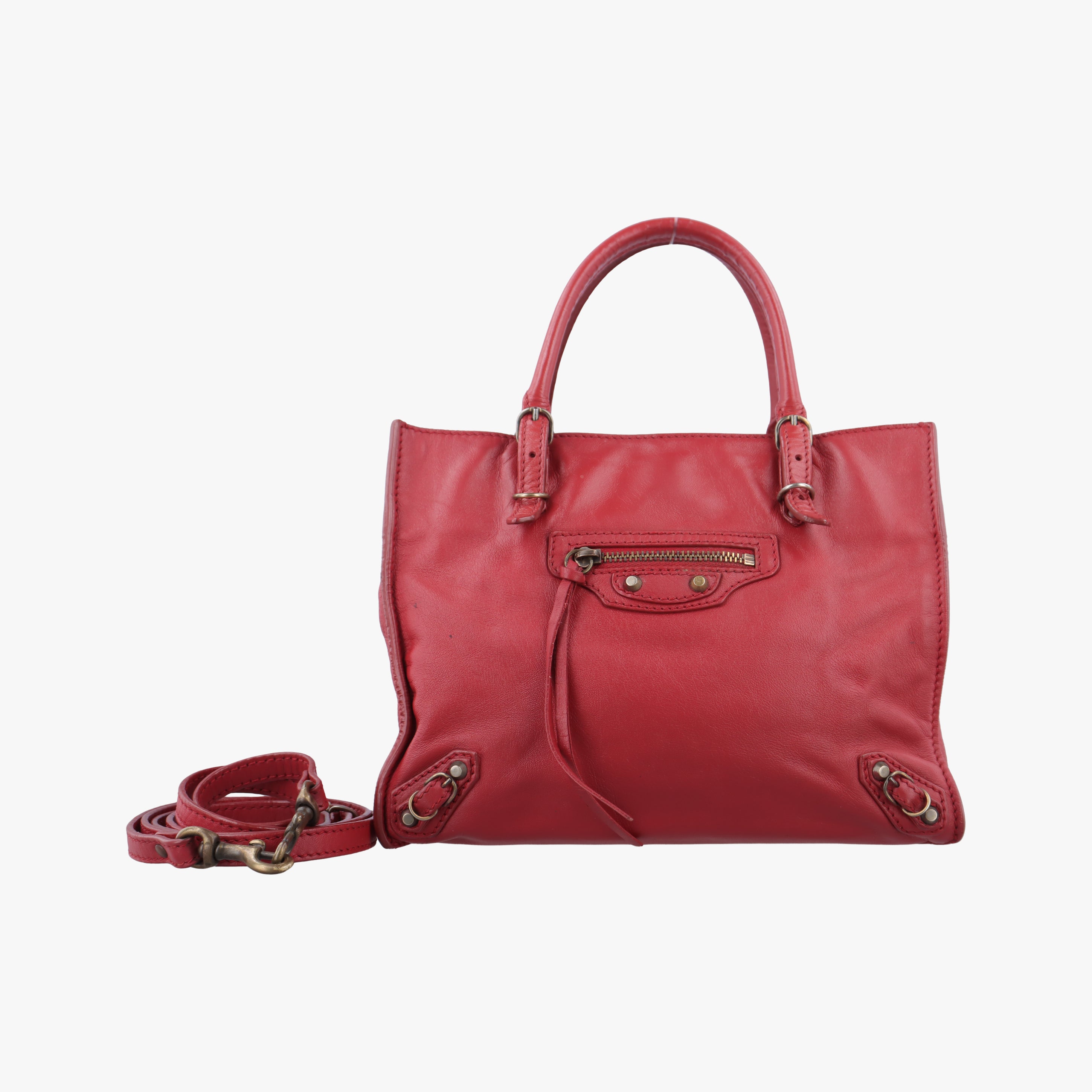 Paper Zip Around Red Leather 370926 305572.9500.K 515859ペーパー ジップアラウンド レッド レザー 370926 305572.9500.K 515859