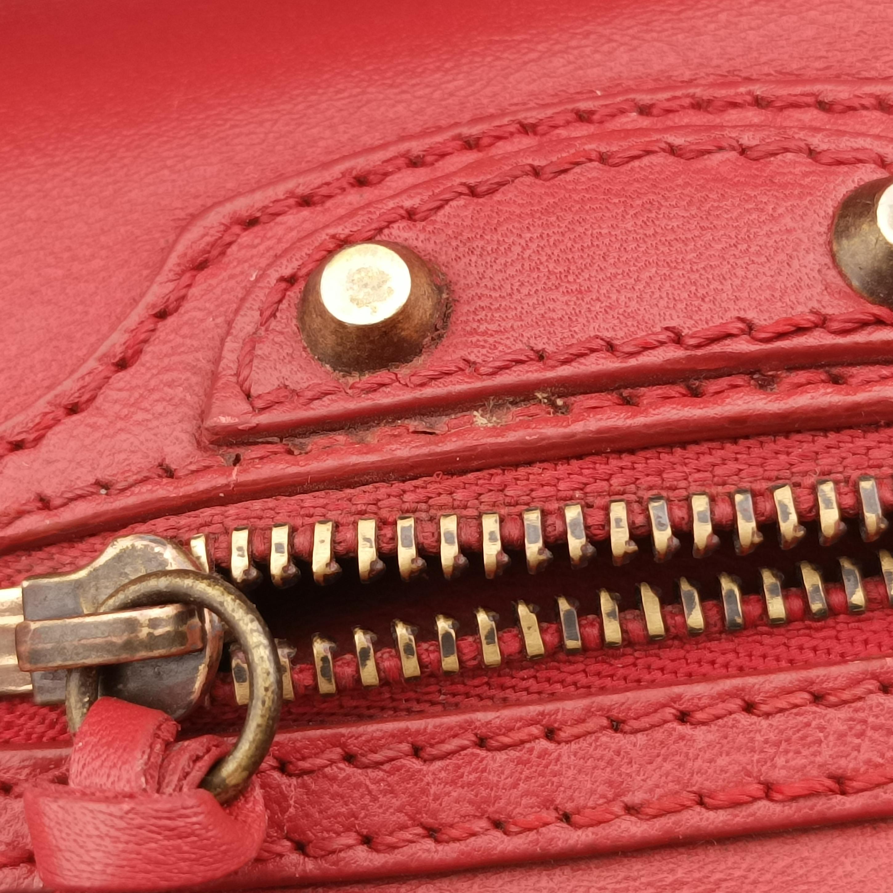 Paper Zip Around Red Leather 370926 305572.9500.K 515859ペーパー ジップアラウンド レッド レザー 370926 305572.9500.K 515859