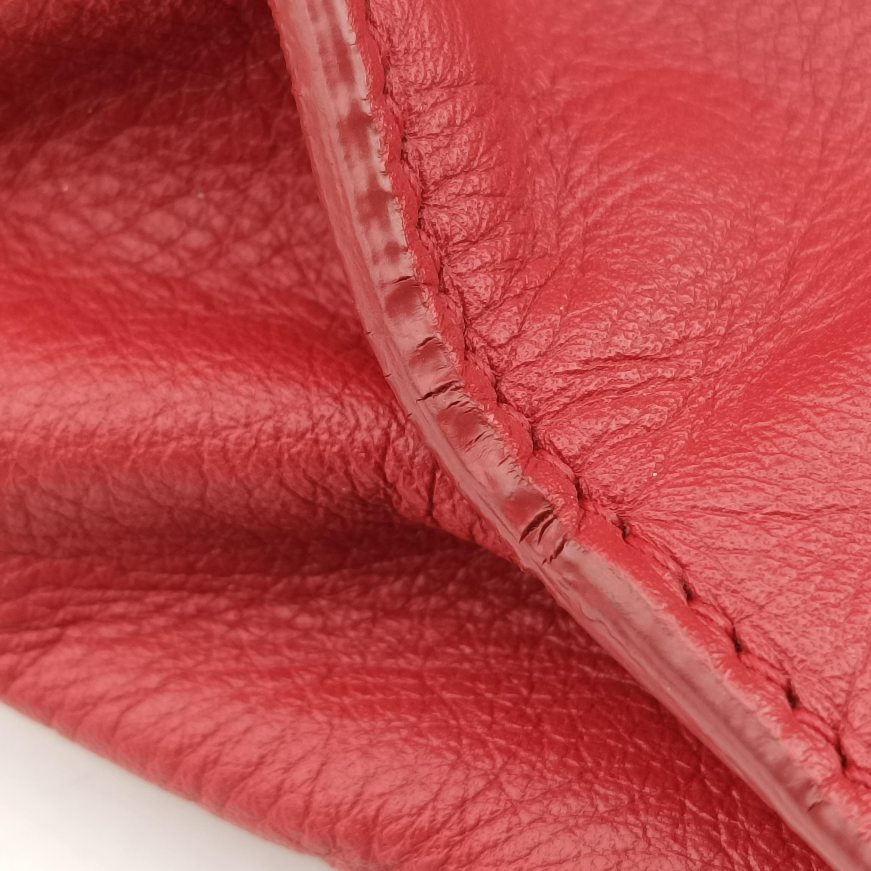 Paper Zip Around Red Leather 370926 305572.9500.K 515859ペーパー ジップアラウンド レッド レザー 370926 305572.9500.K 515859