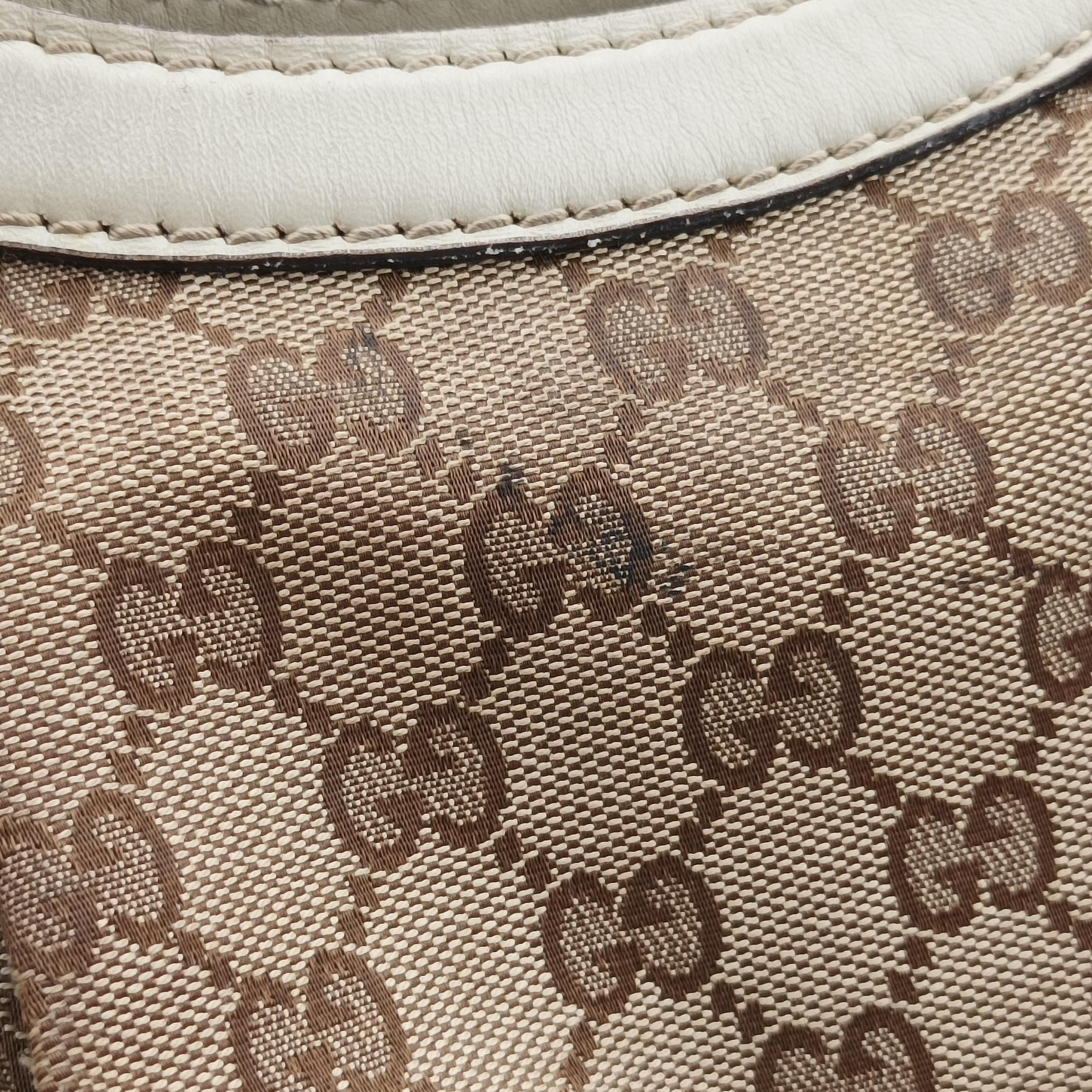 Sukey Brown canvas×leather 211944 G010474312スーキー ブラウン キャンバス×レザー 211944 G010474312