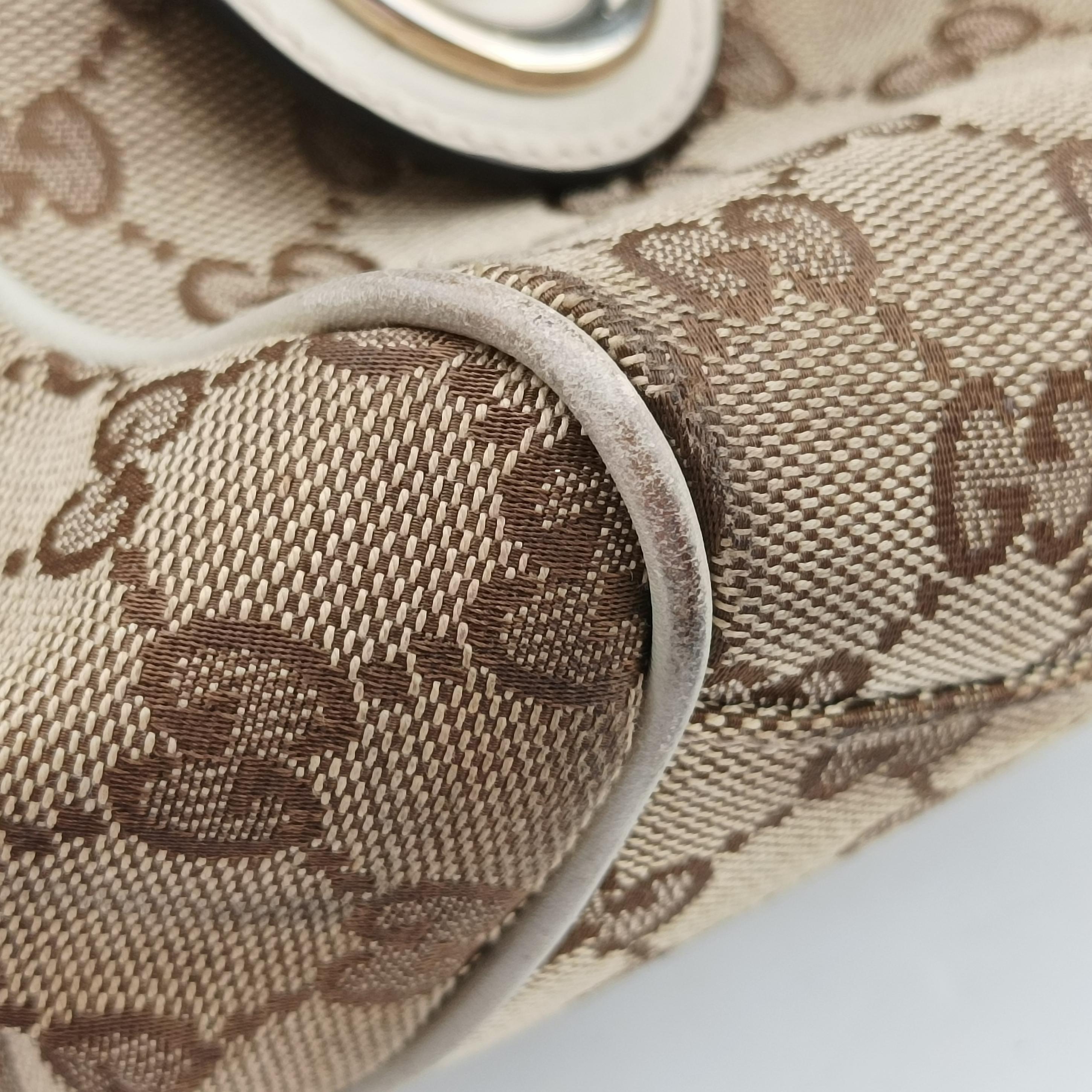 Sukey Brown canvas×leather 211944 G010474312スーキー ブラウン キャンバス×レザー 211944 G010474312