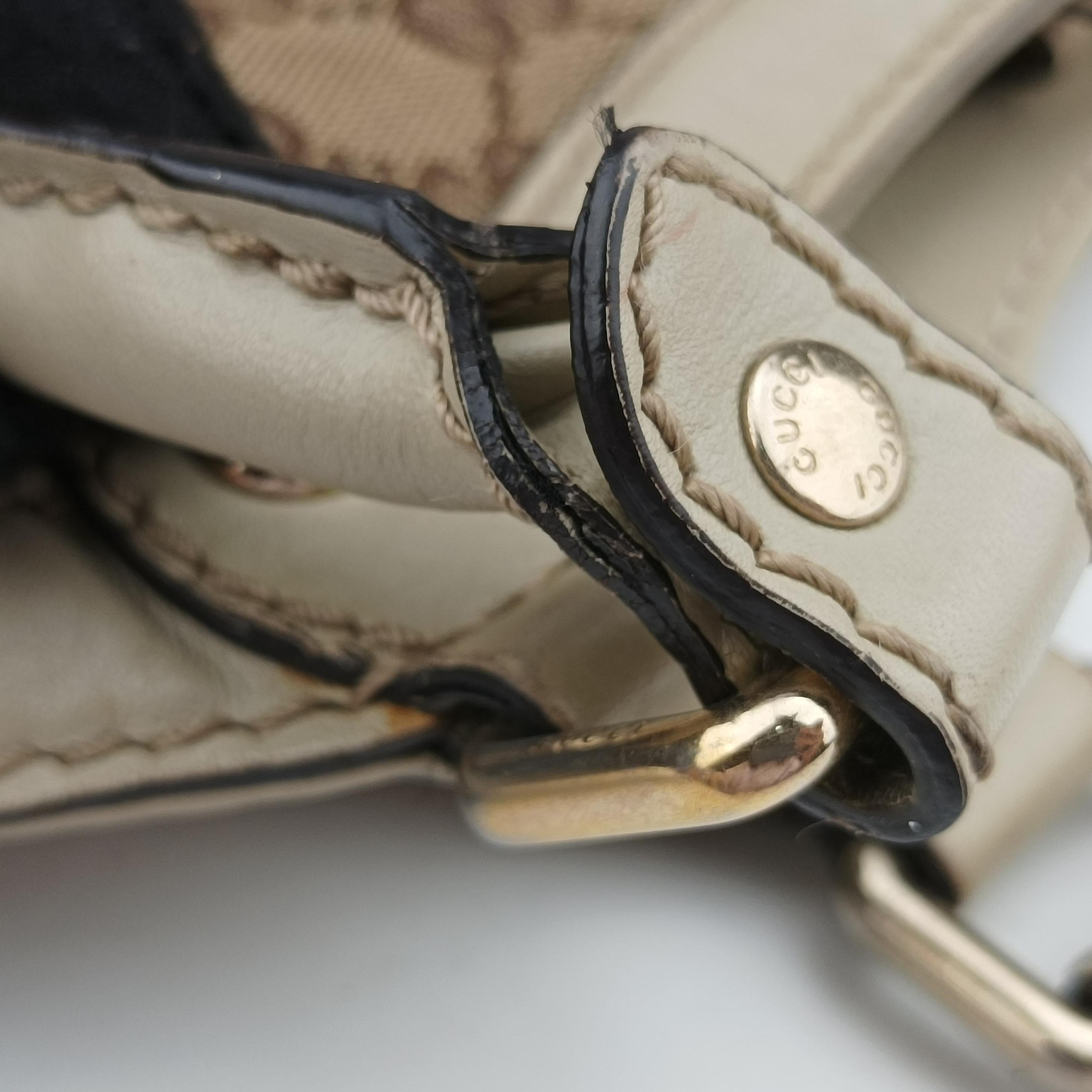 Sukey Brown canvas×leather 211944 G010474312スーキー ブラウン キャンバス×レザー 211944 G010474312