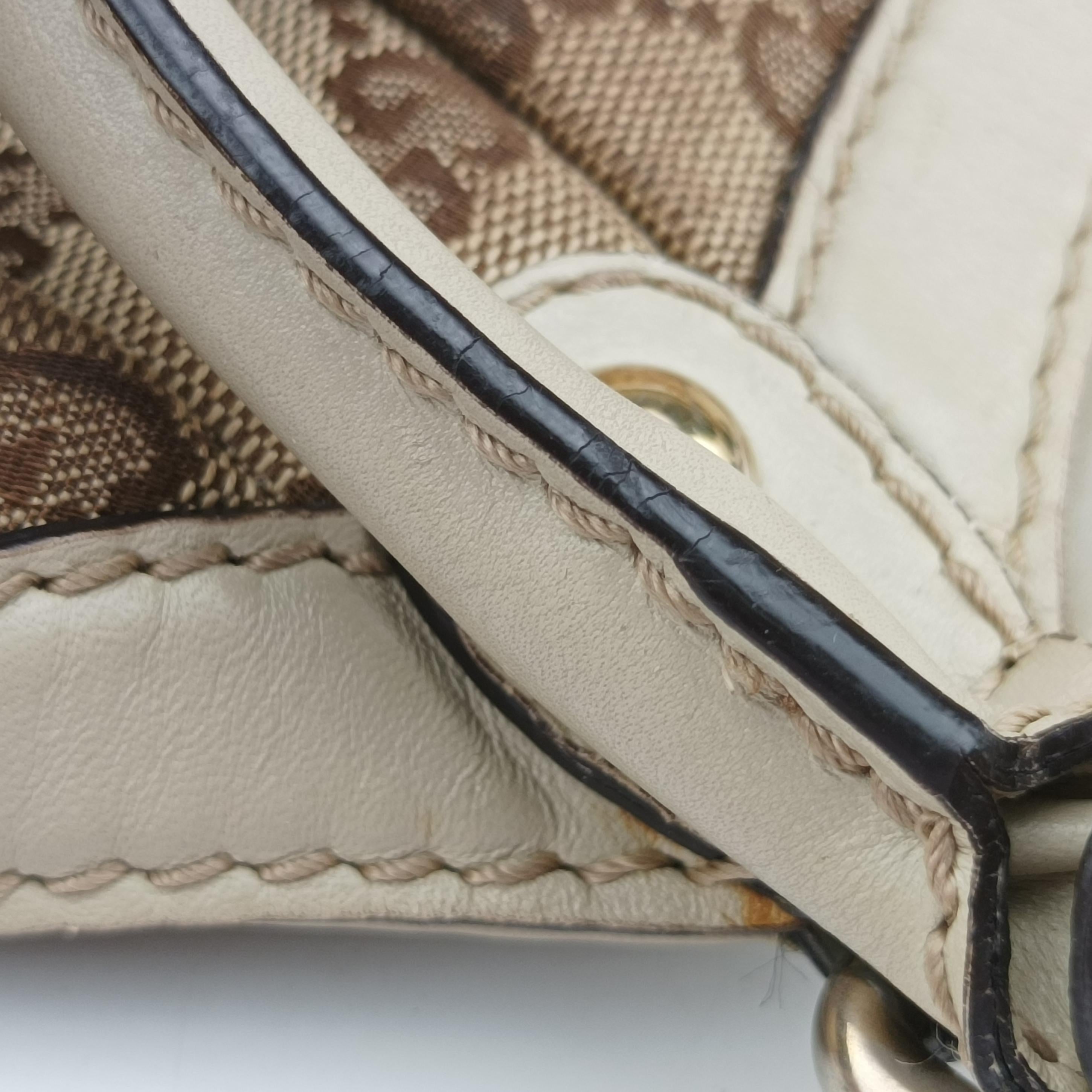 Sukey Brown canvas×leather 211944 G010474312スーキー ブラウン キャンバス×レザー 211944 G010474312