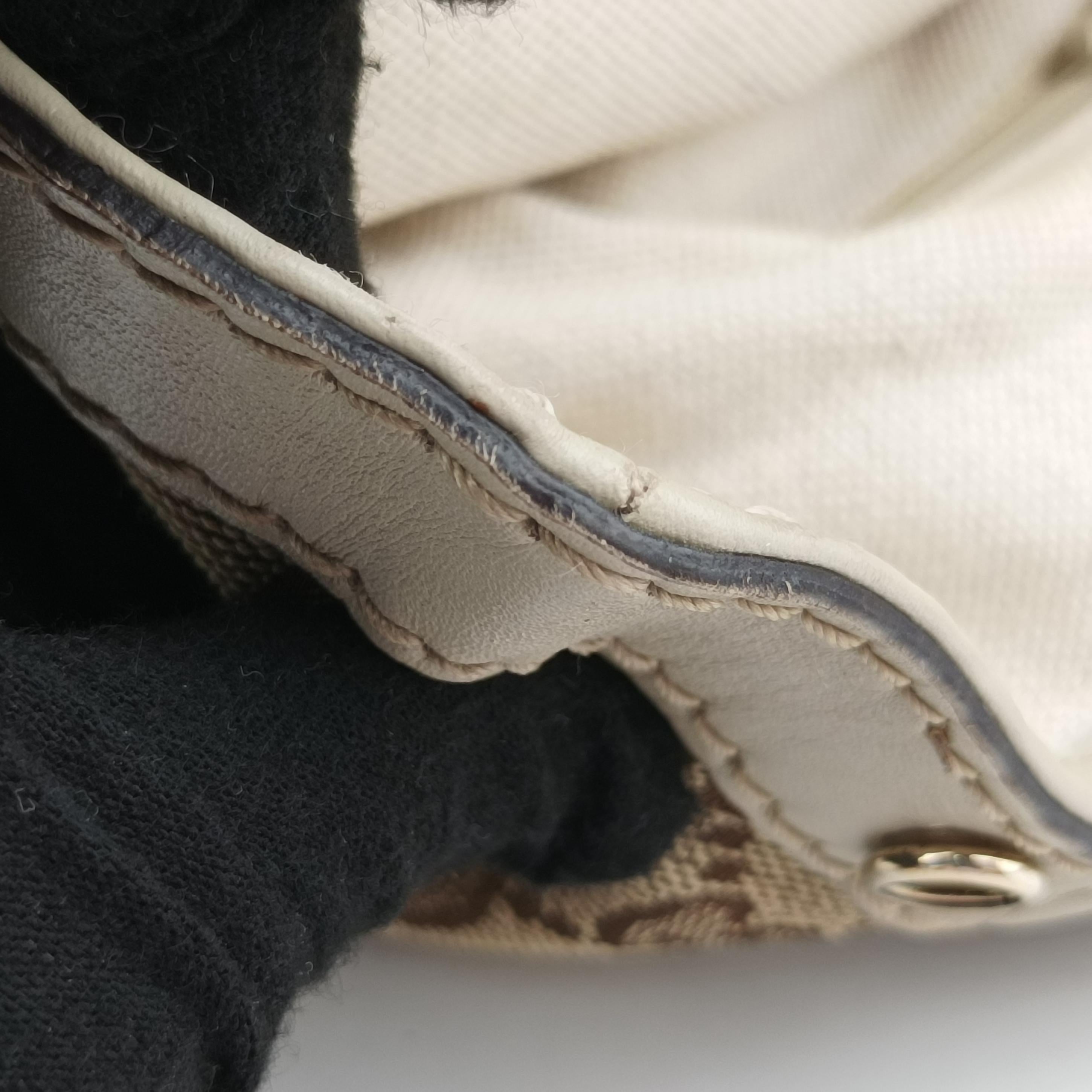 Sukey Brown canvas×leather 211944 G010474312スーキー ブラウン キャンバス×レザー 211944 G010474312