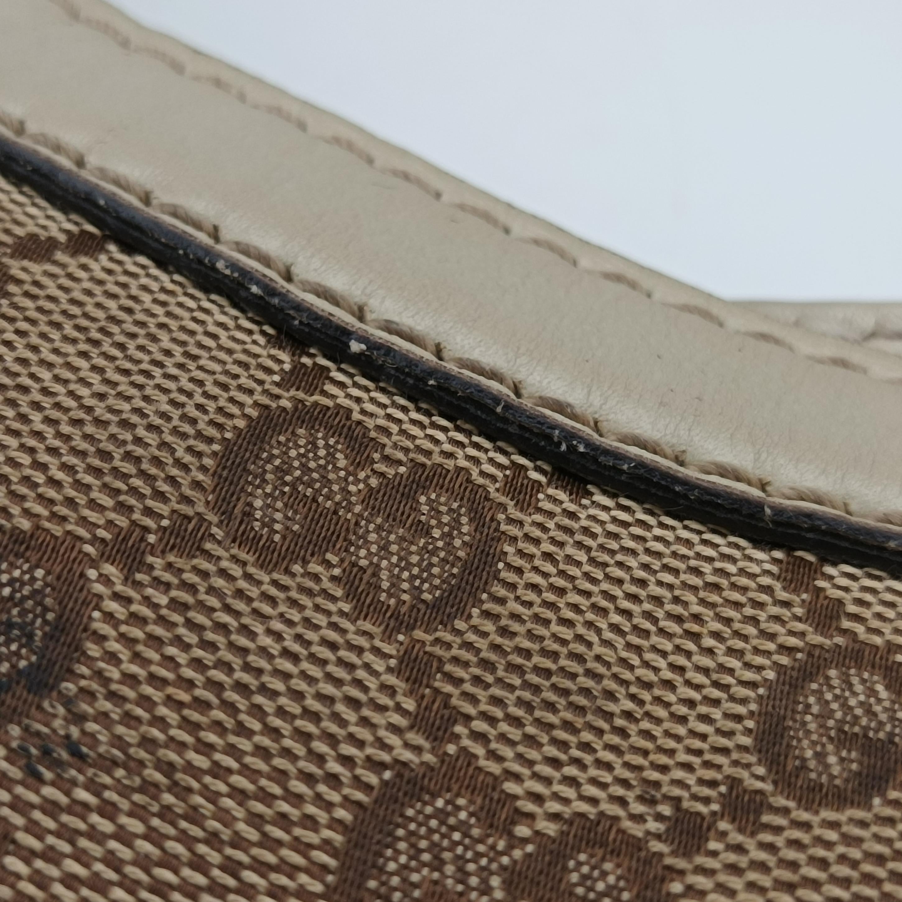 Sukey Brown canvas×leather 211944 G010474312スーキー ブラウン キャンバス×レザー 211944 G010474312