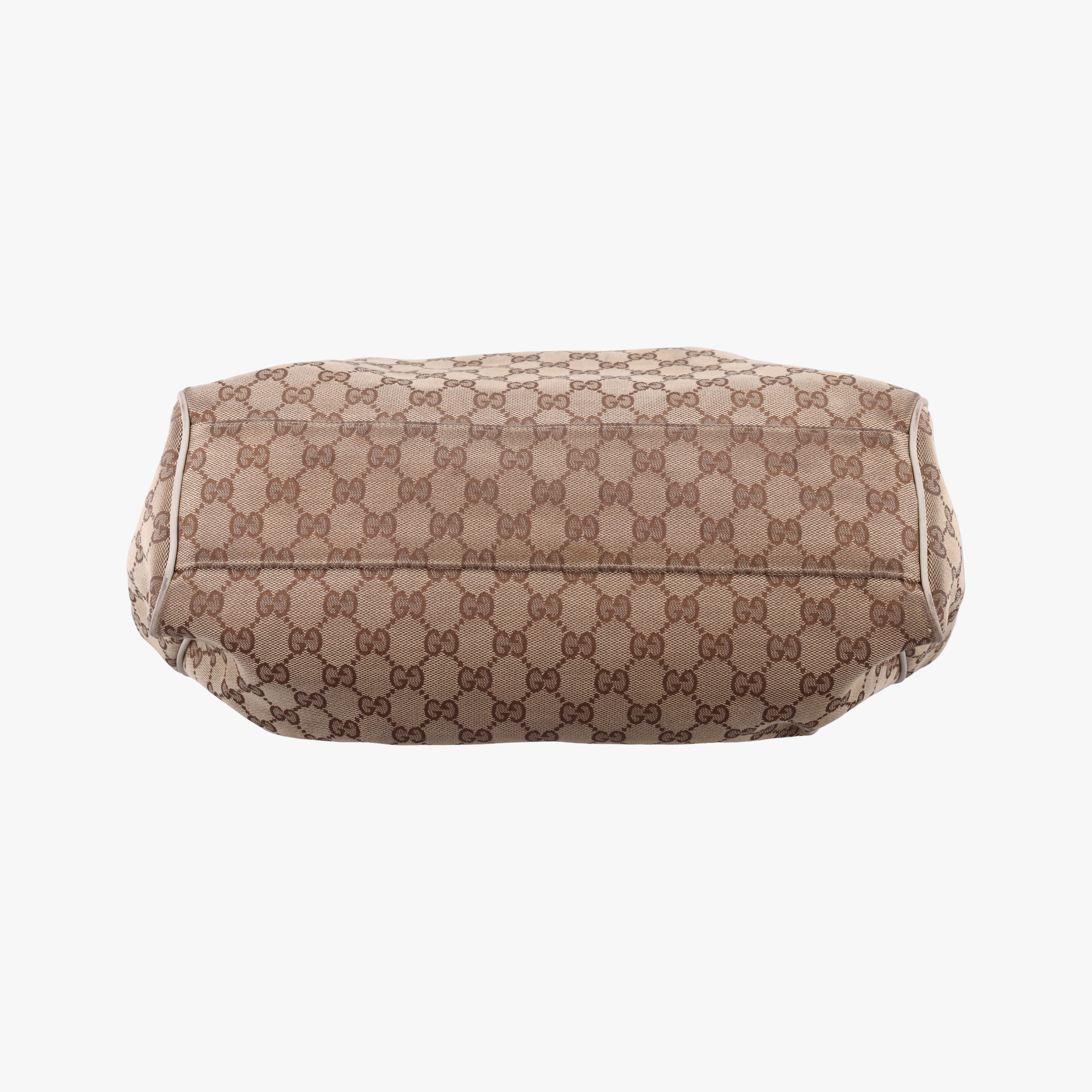 Sukey Brown canvas×leather 211944 G010474312スーキー ブラウン キャンバス×レザー 211944 G010474312