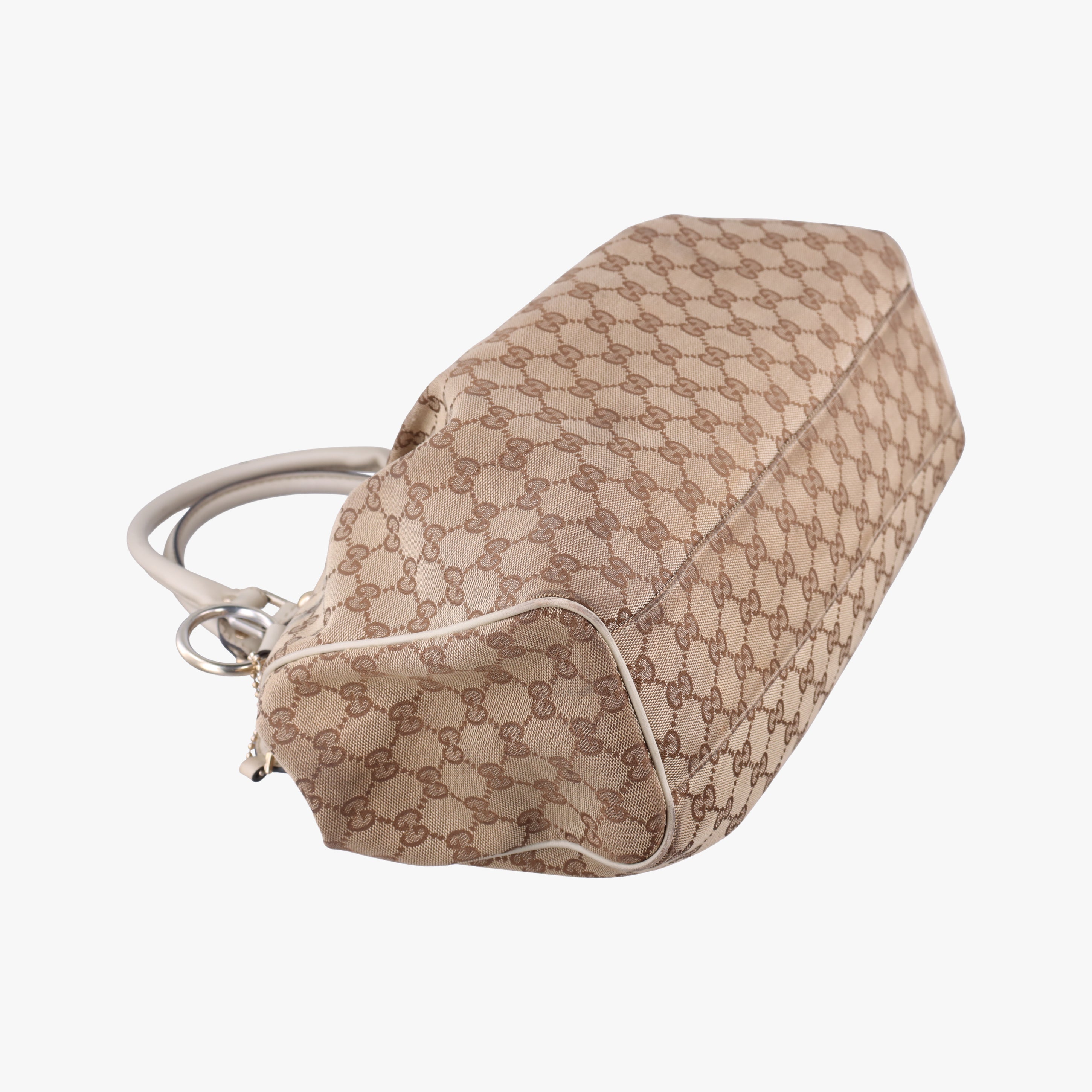 Sukey Brown canvas×leather 211944 G010474312スーキー ブラウン キャンバス×レザー 211944 G010474312