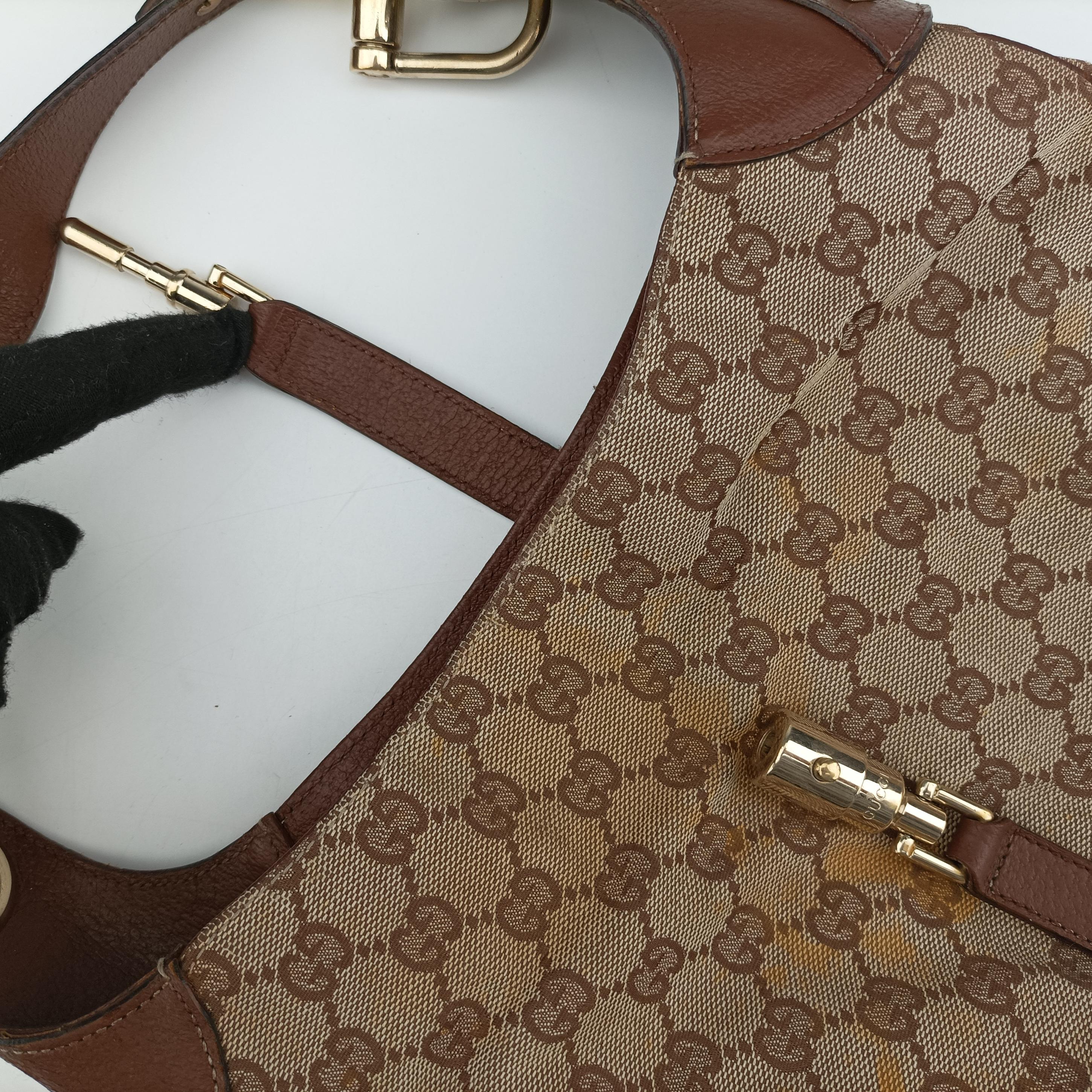 New Jackie Beige x Brown canvas×leather 120888 ニュージャッキー ベージュ×ブラウン キャンバス×レザー 120888