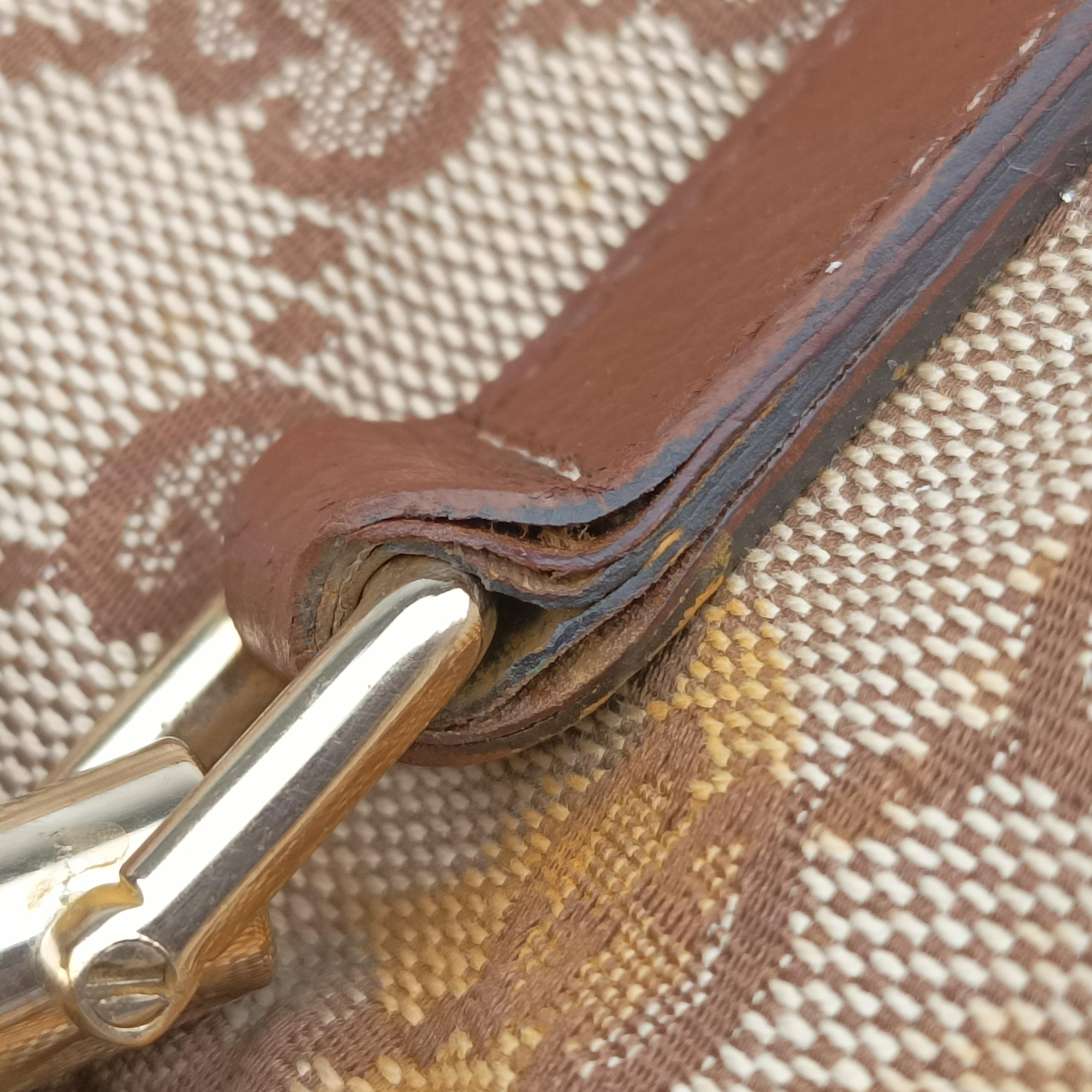 New Jackie Beige x Brown canvas×leather 120888 ニュージャッキー ベージュ×ブラウン キャンバス×レザー 120888