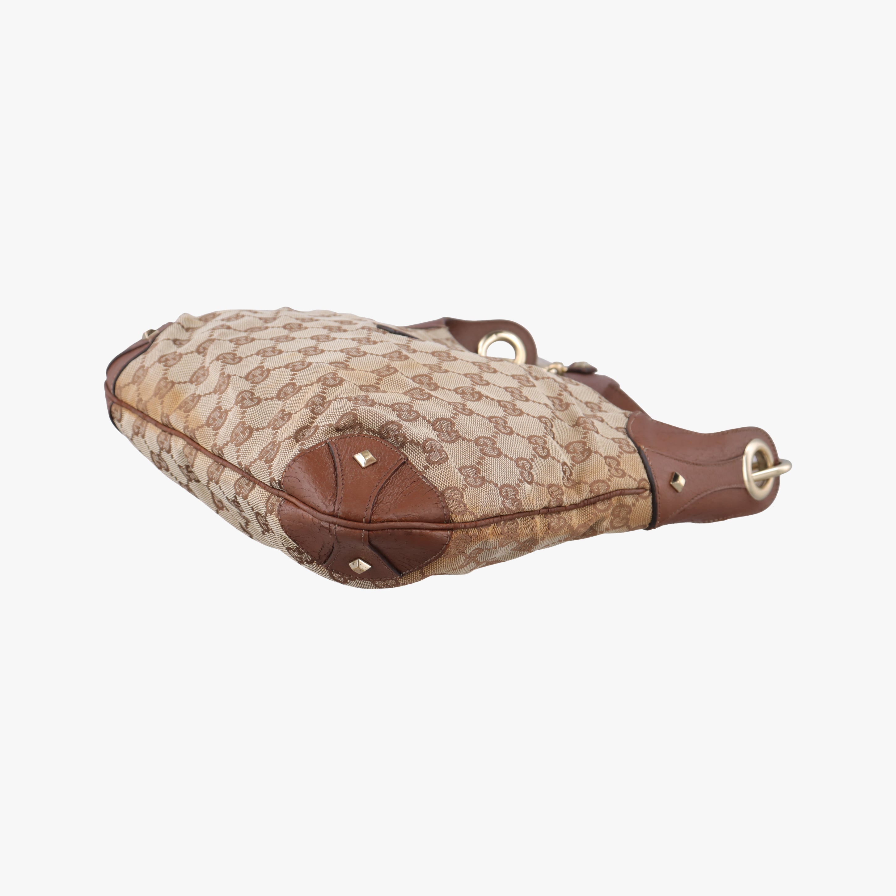 New Jackie Beige x Brown canvas×leather 120888 ニュージャッキー ベージュ×ブラウン キャンバス×レザー 120888