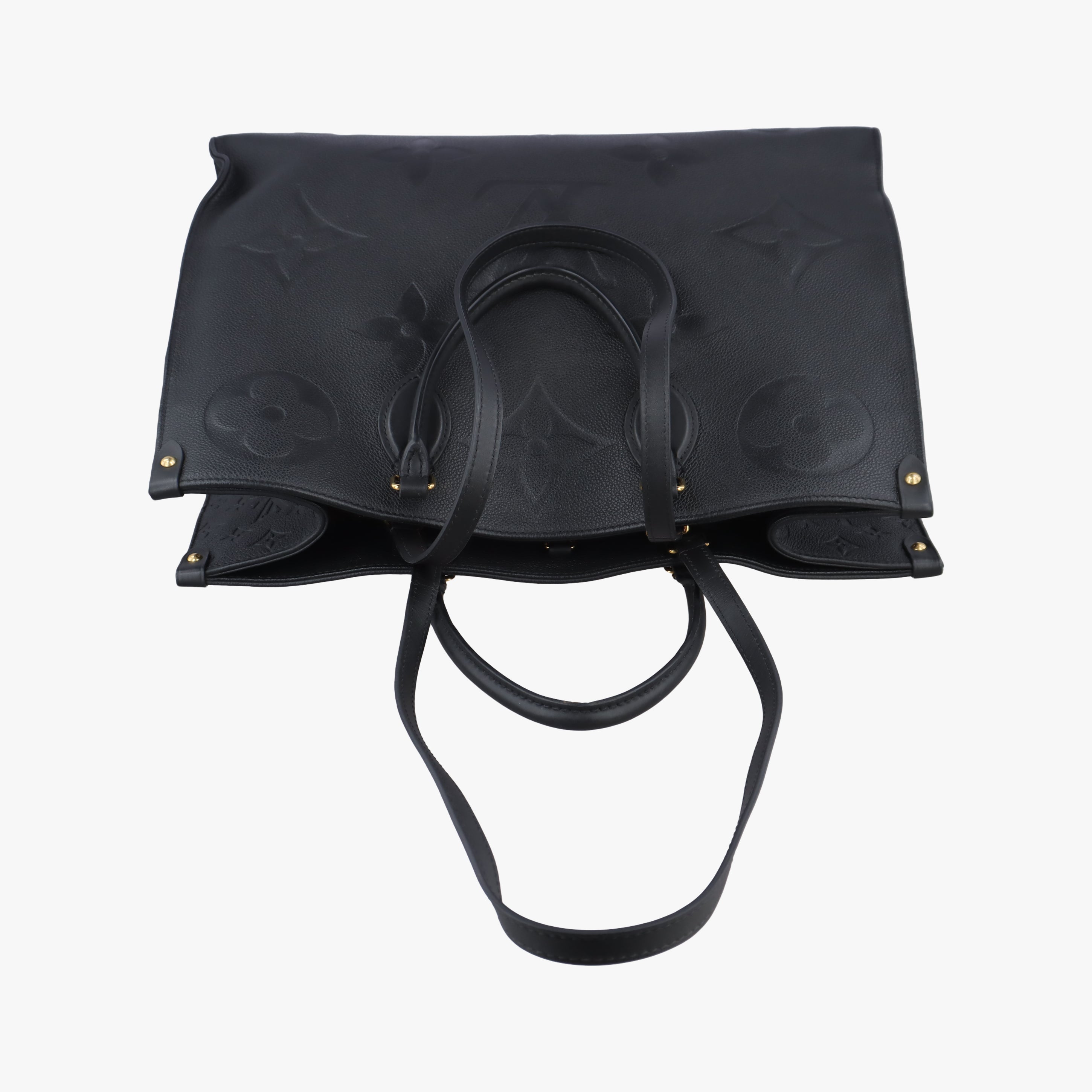 OnTheGo GM Noir Monogram Empreinte Giant M44925 DU1220 IC ChipオンザゴーGM ノワール モノグラム アンプラント M44925 DU1220 ICチップ