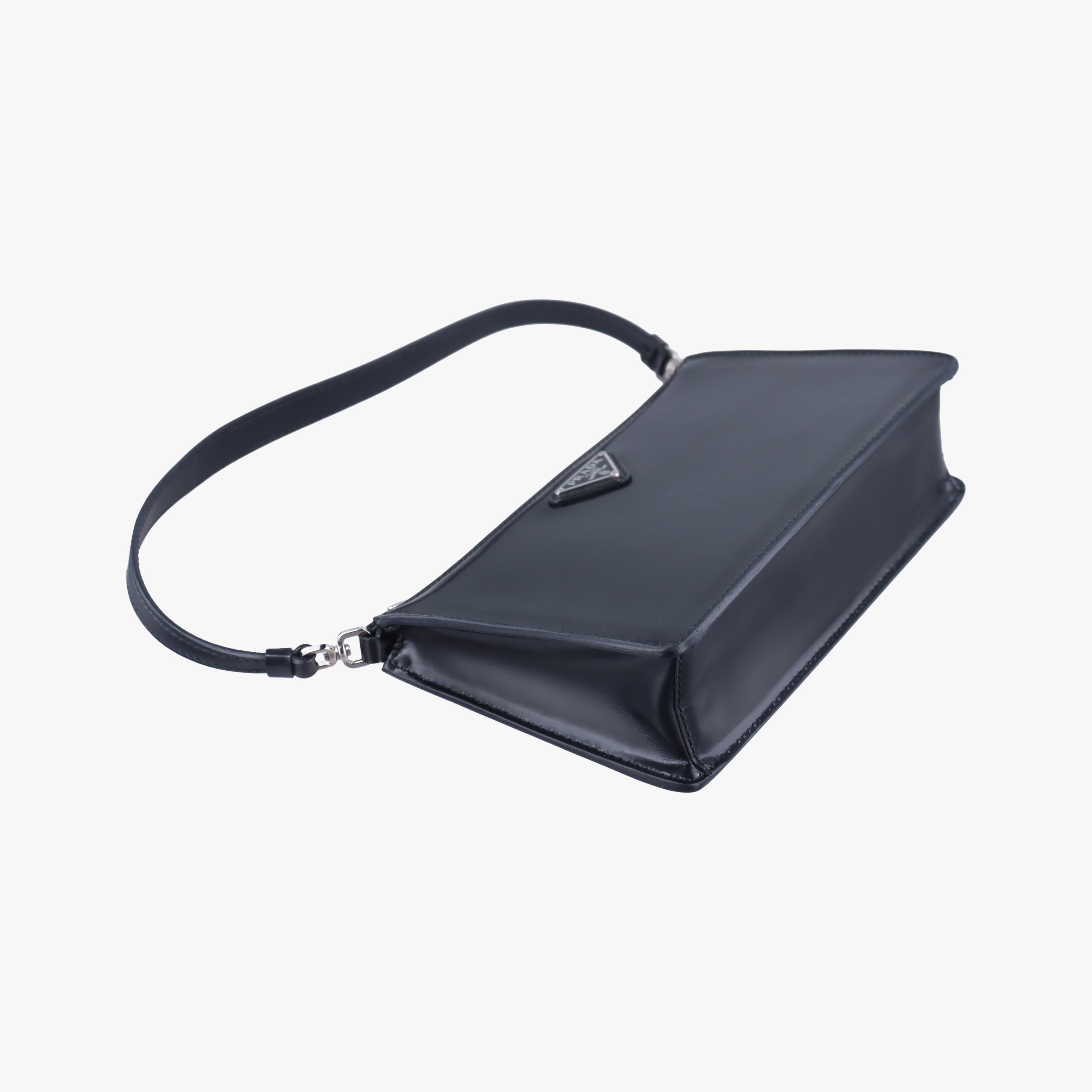 Triangle Logo Black leather 1BC155 31/7トライアングルロゴ ブラック レザー 1BC155 31/7