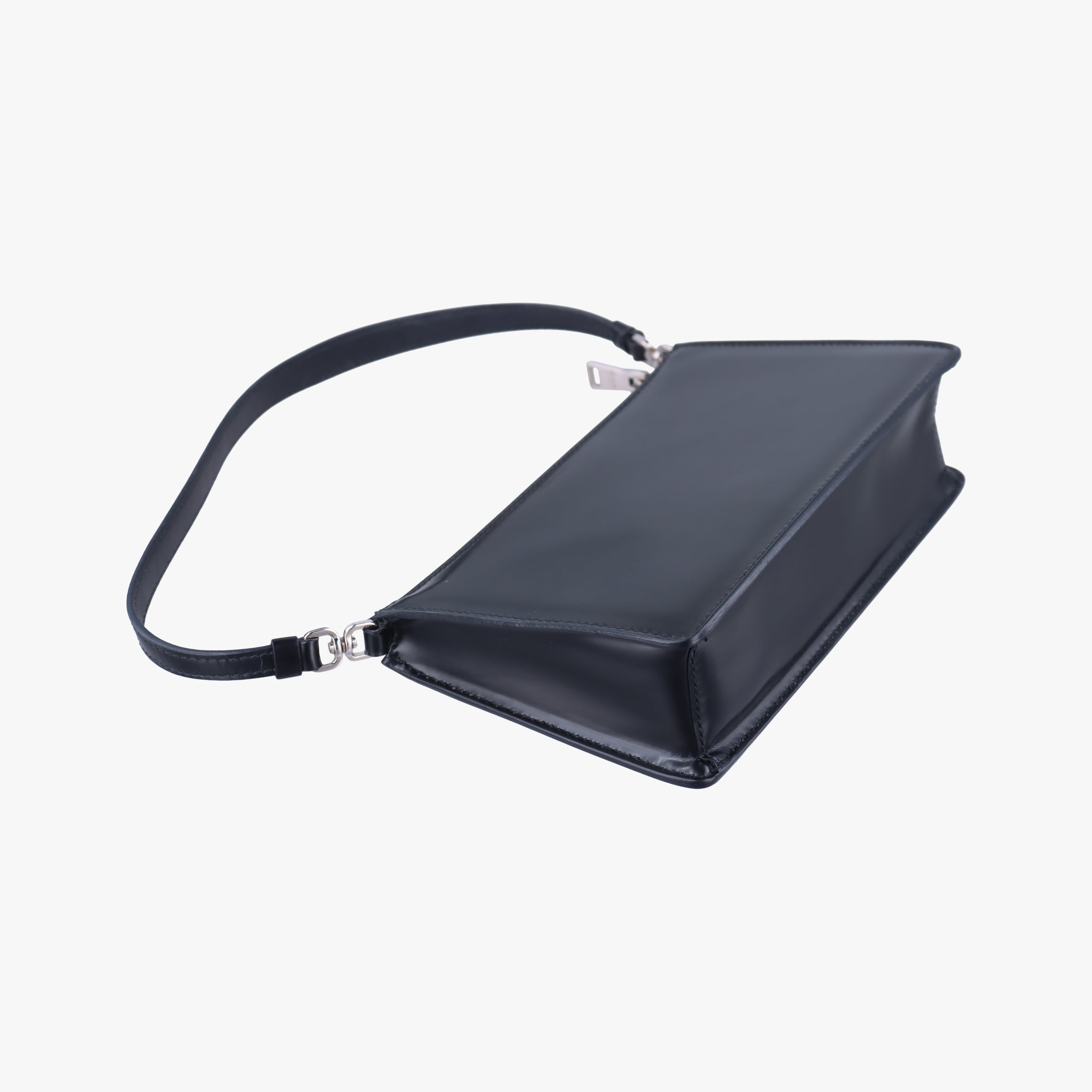 Triangle Logo Black leather 1BC155 31/7トライアングルロゴ ブラック レザー 1BC155 31/7