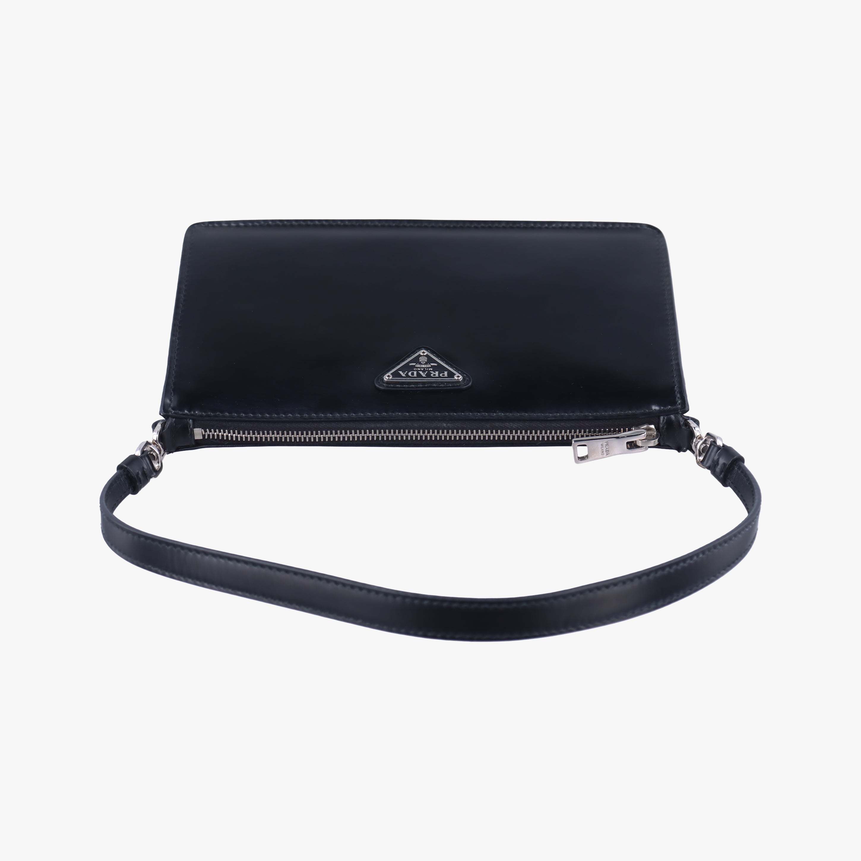 Triangle Logo Black leather 1BC155 31/7トライアングルロゴ ブラック レザー 1BC155 31/7