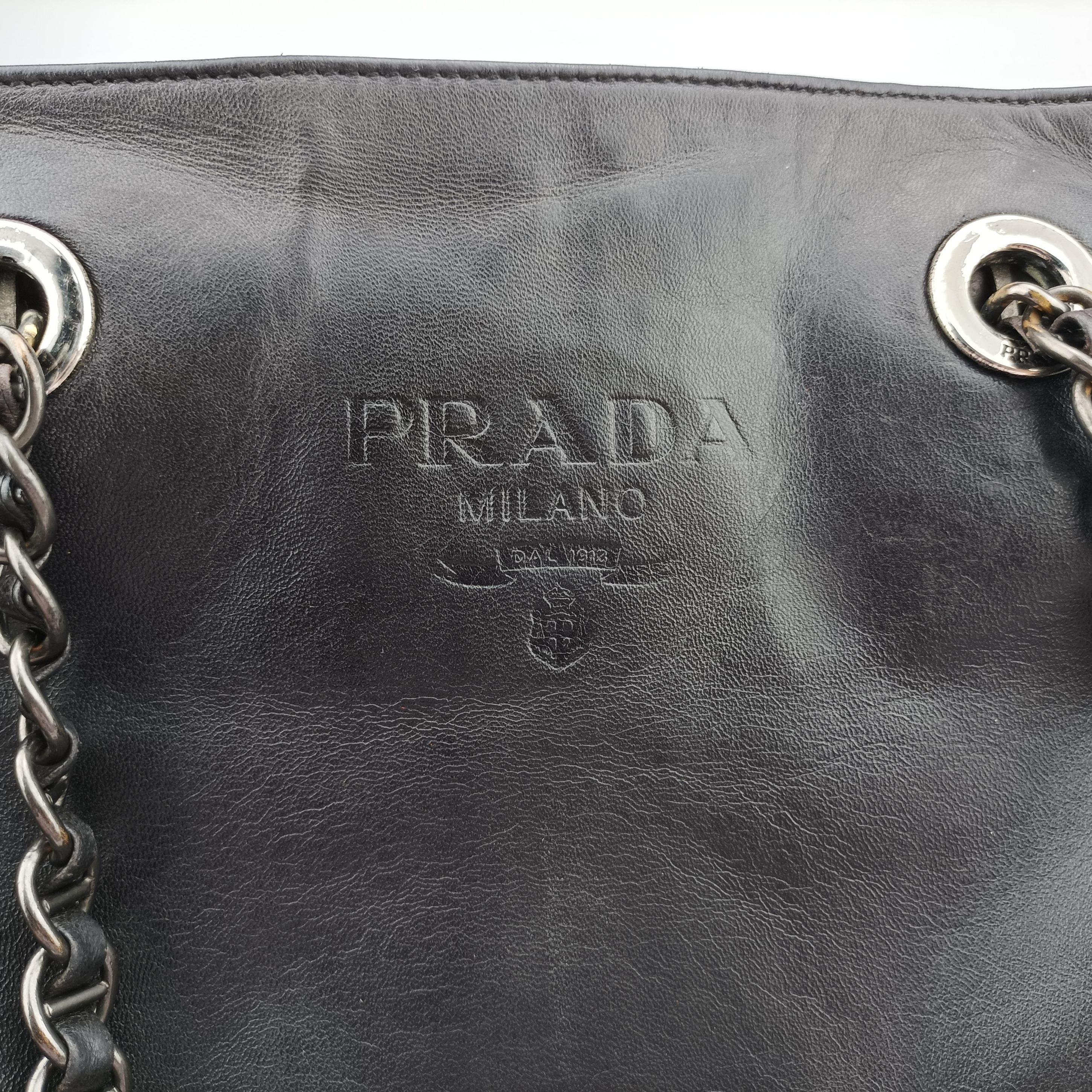 Nappa Catena Black Leather 50ナッパカテナ ブラック レザー 50