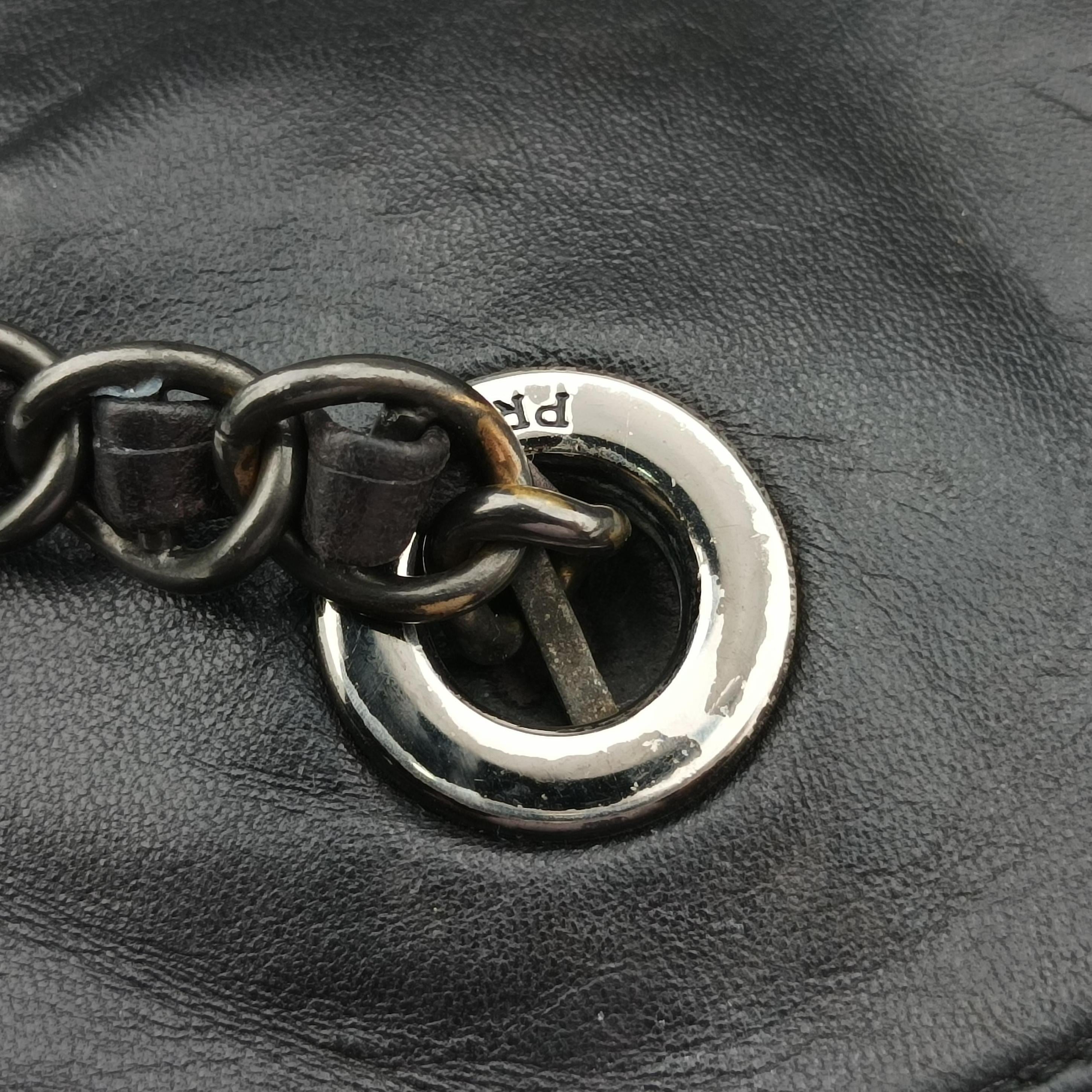 Nappa Catena Black Leather 50ナッパカテナ ブラック レザー 50