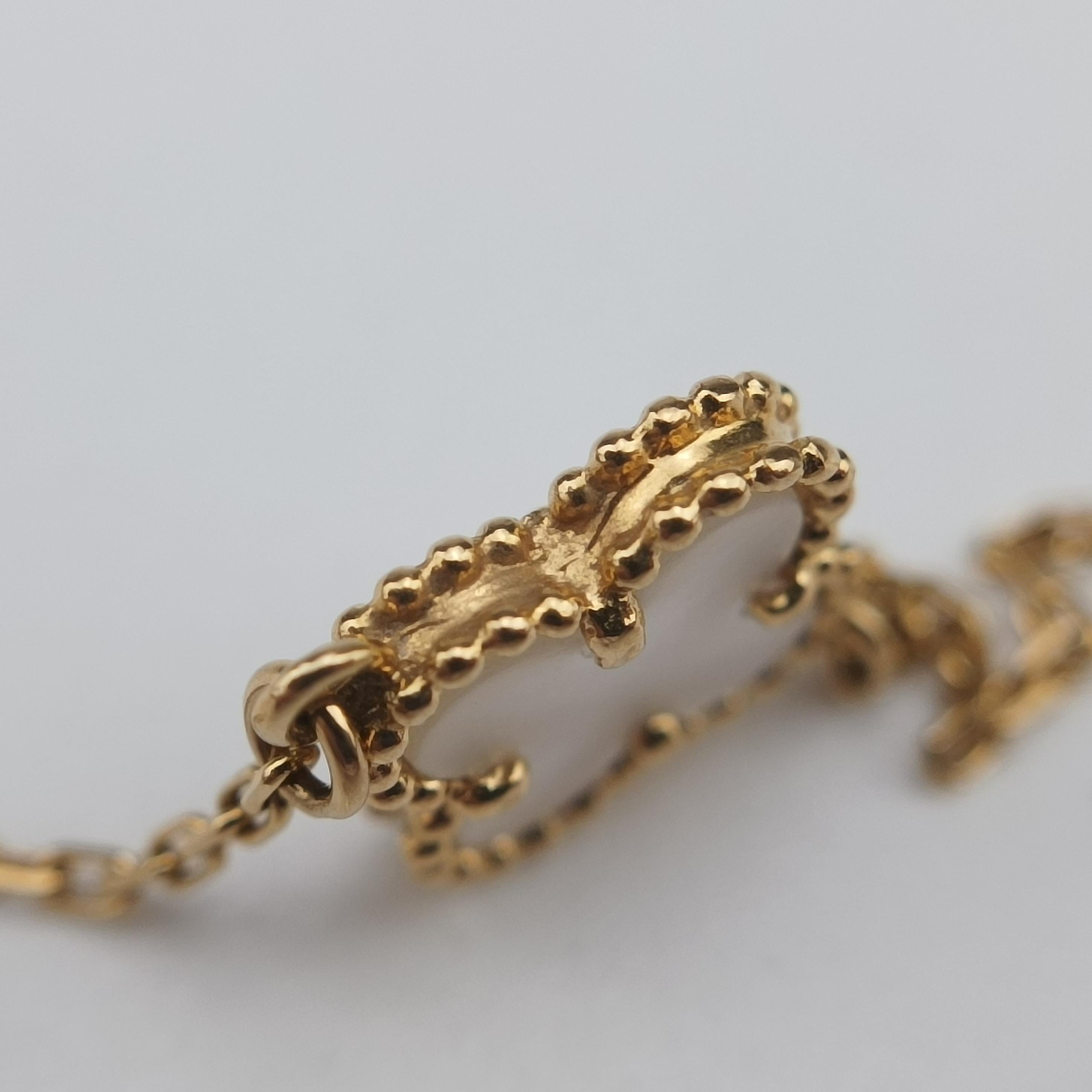 Sweet Alhambra Red×Rose Gold AU750 ARF68800 JE247981スウィート アルハンブラ ホワイト×ローズゴールド AU750 ARF68800 JE247981