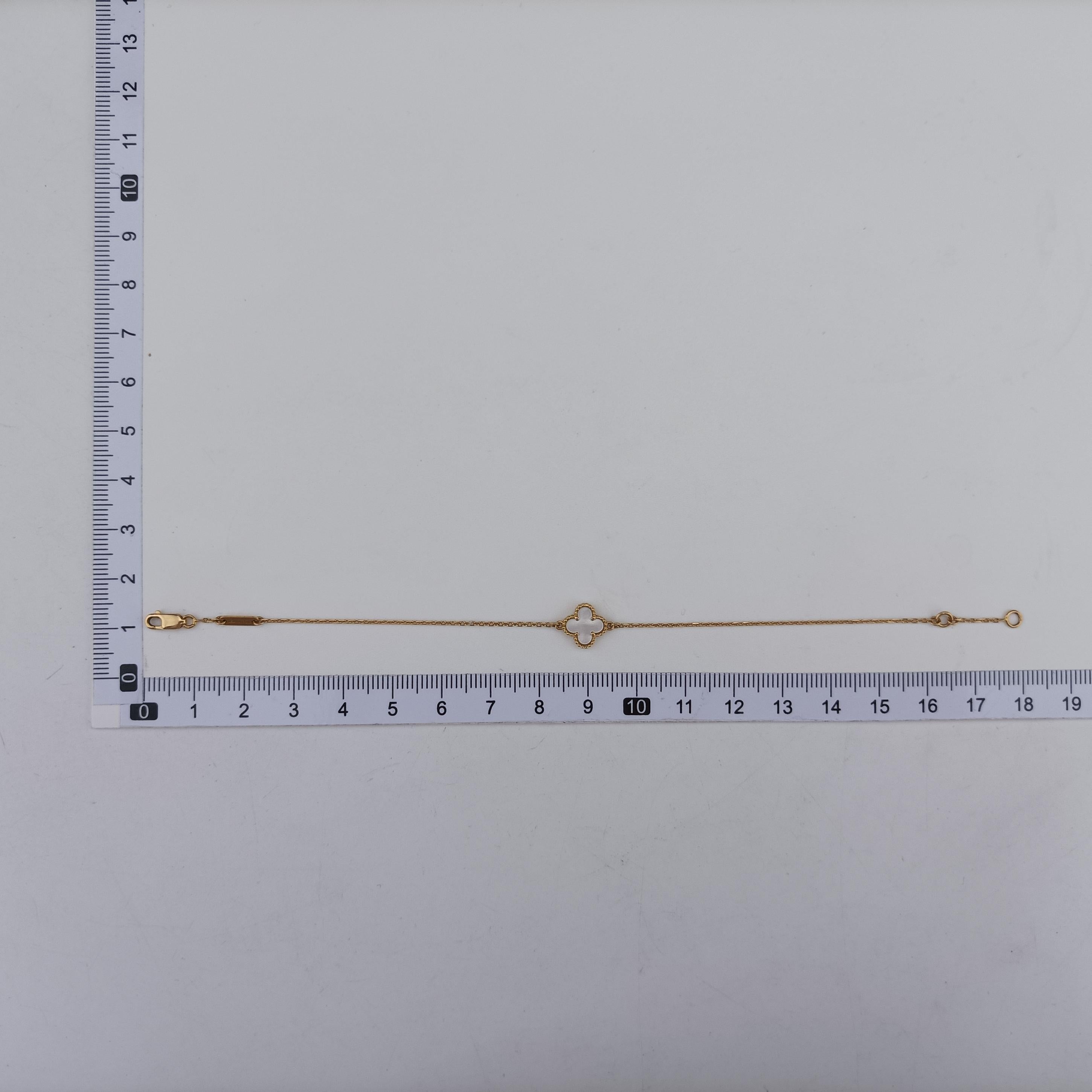 Sweet Alhambra Red×Rose Gold AU750 ARF68800 JE247981スウィート アルハンブラ ホワイト×ローズゴールド AU750 ARF68800 JE247981