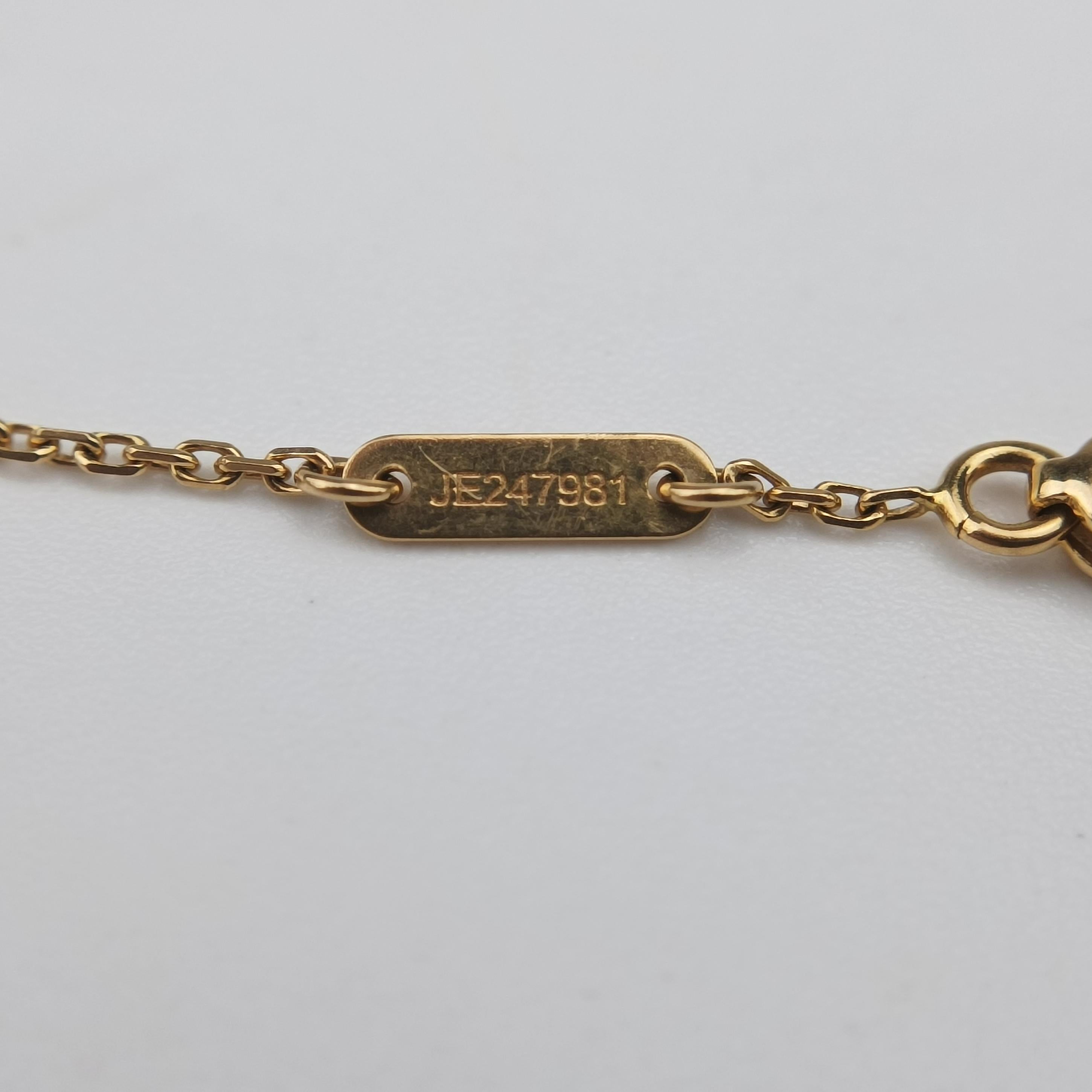 Sweet Alhambra Red×Rose Gold AU750 ARF68800 JE247981スウィート アルハンブラ ホワイト×ローズゴールド AU750 ARF68800 JE247981