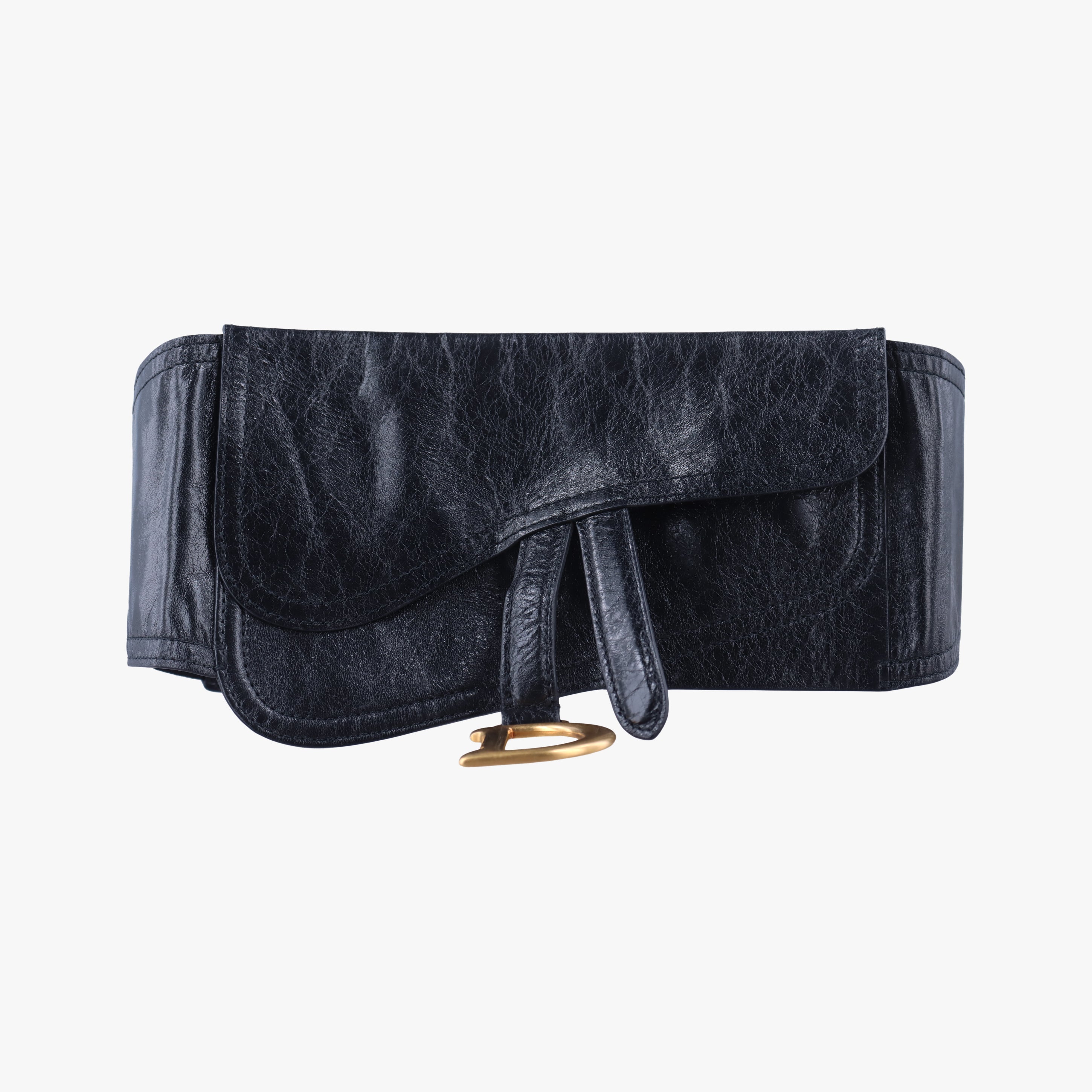 Saddle Belt Black Leather 35-MA-0169サドルベルト ブラック レザー 35-MA-0169