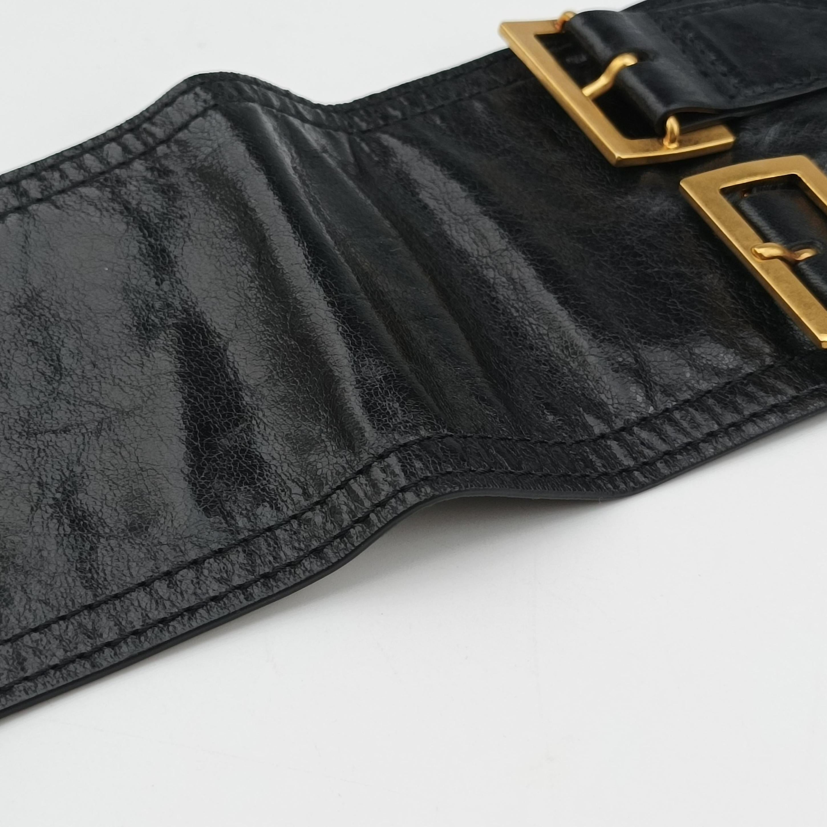 Saddle Belt Black Leather 35-MA-0169サドルベルト ブラック レザー 35-MA-0169