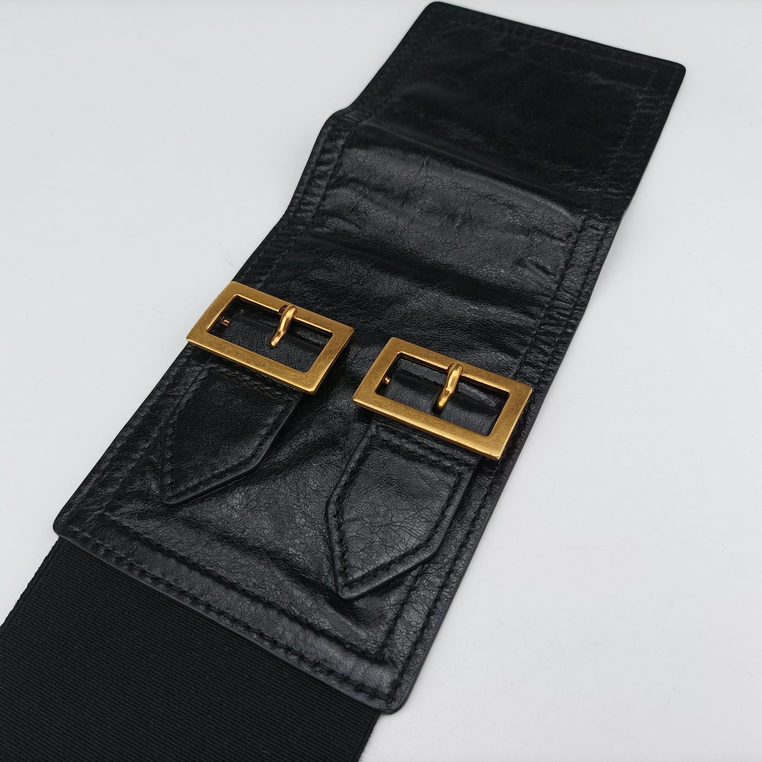 Saddle Belt Black Leather 35-MA-0169サドルベルト ブラック レザー 35-MA-0169