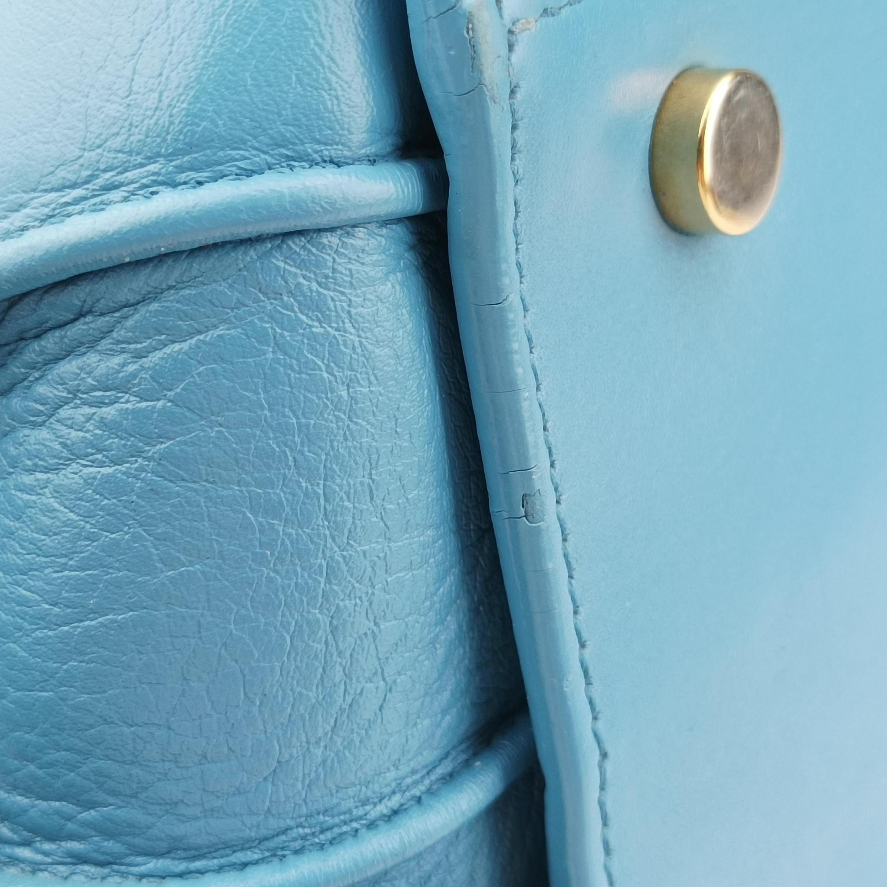SAC DE JOUR Blue Leather 324823 GNR324823.0913サックドジュールスモール ブルー レザー 324823 GNR324823.0913