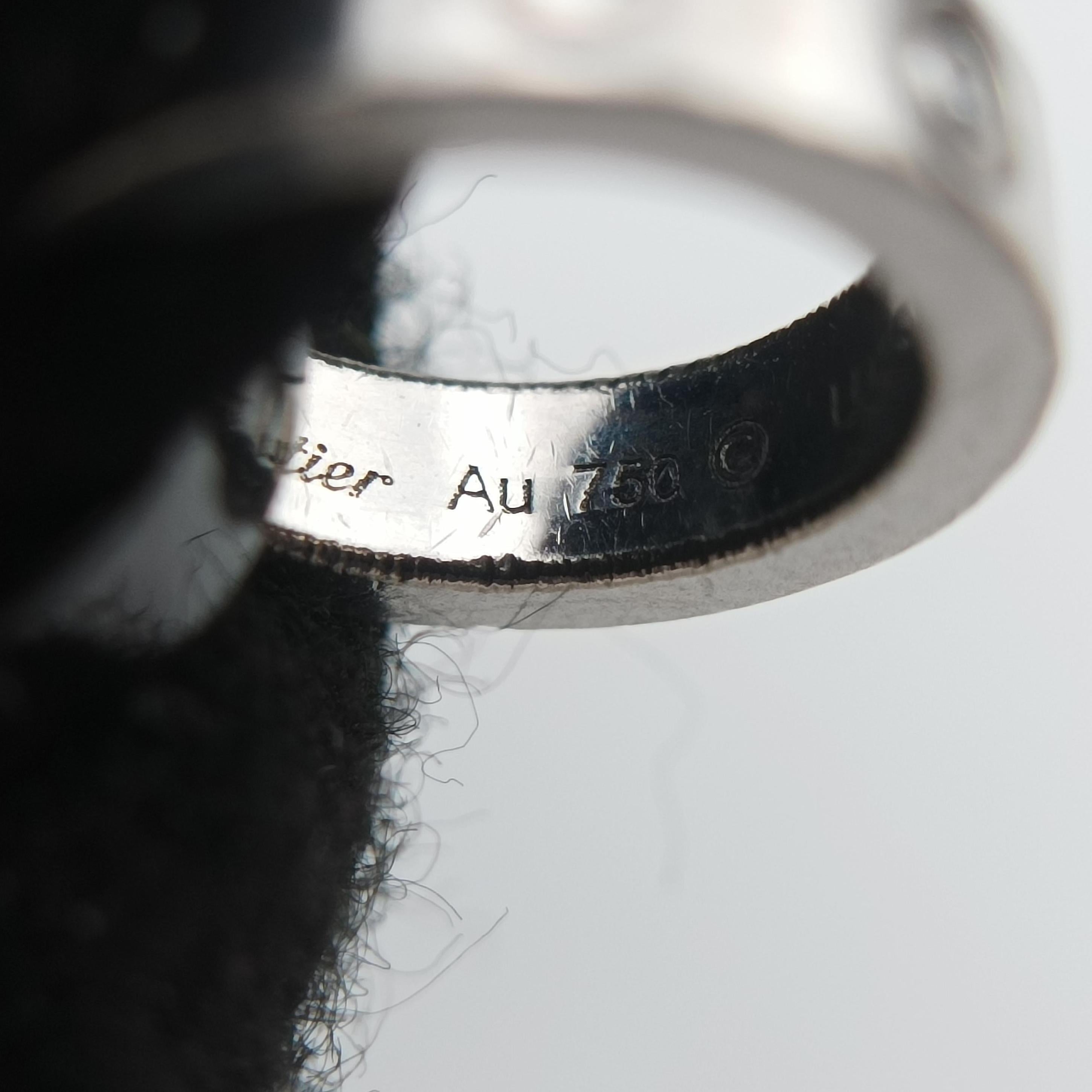 LOVE 2 DIAMONDS BLUE CORD Silver × Black AU750 B6026005 UJ2448ラブコード シルバー × ブラック AU750 B6026005 UJ2448