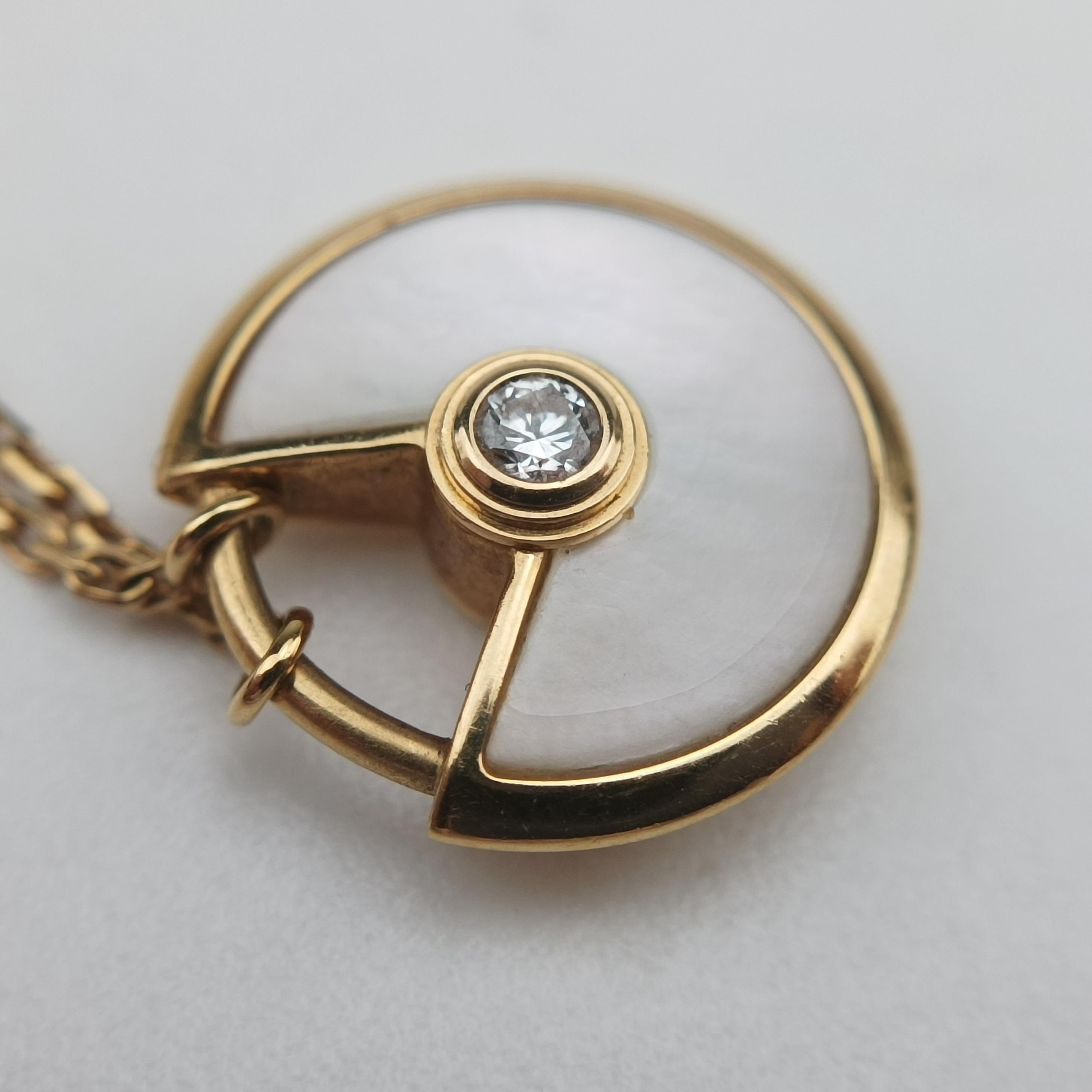 Amulette de Cartier Golden×White AU750 B3047100 FCD969アミュレット ドゥ カルティエ ゴールド×ホワイト AU750 B3047100 FCD969