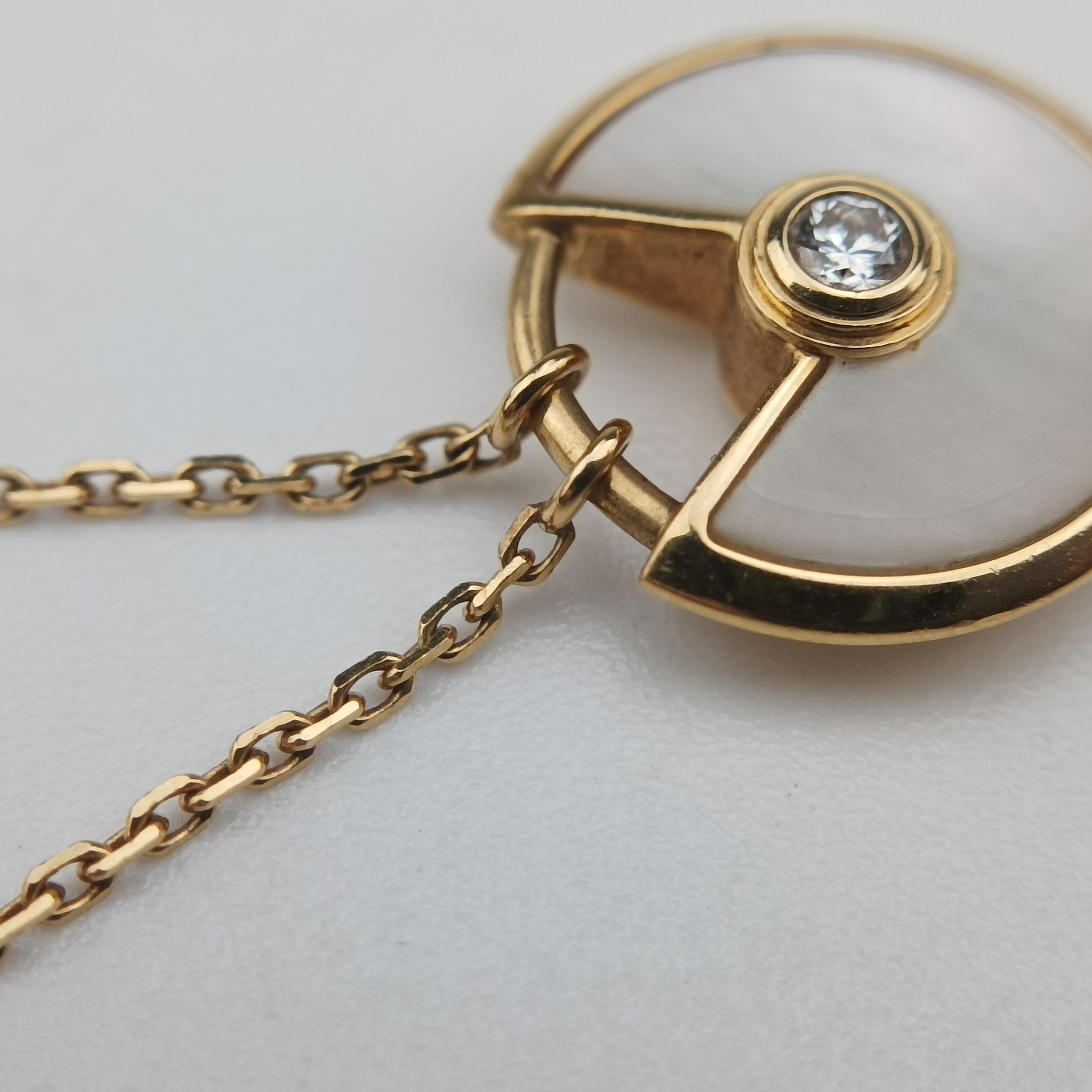 Amulette de Cartier Golden×White AU750 B3047100 FCD969アミュレット ドゥ カルティエ ゴールド×ホワイト AU750 B3047100 FCD969