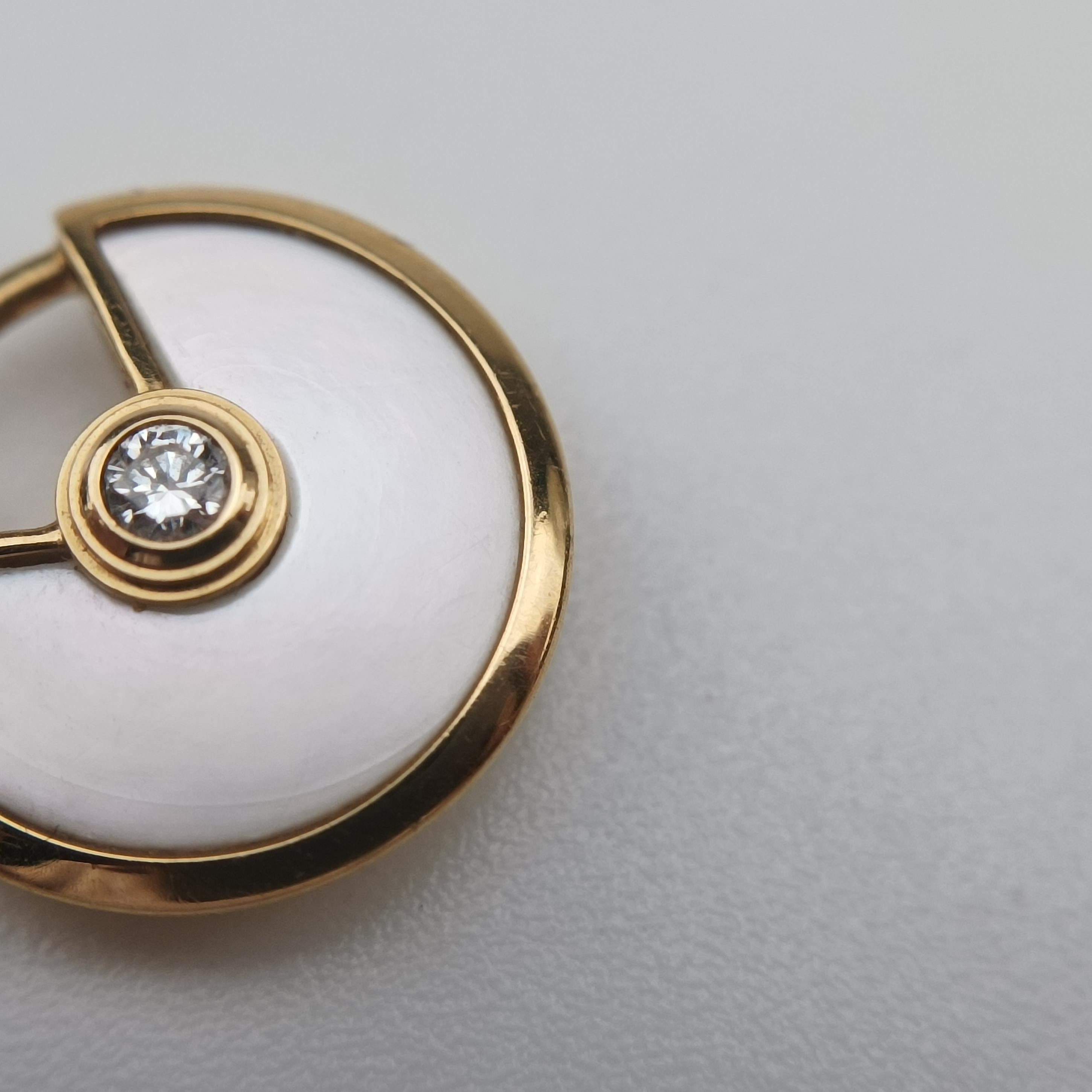 Amulette de Cartier Golden×White AU750 B3047100 FCD969アミュレット ドゥ カルティエ ゴールド×ホワイト AU750 B3047100 FCD969