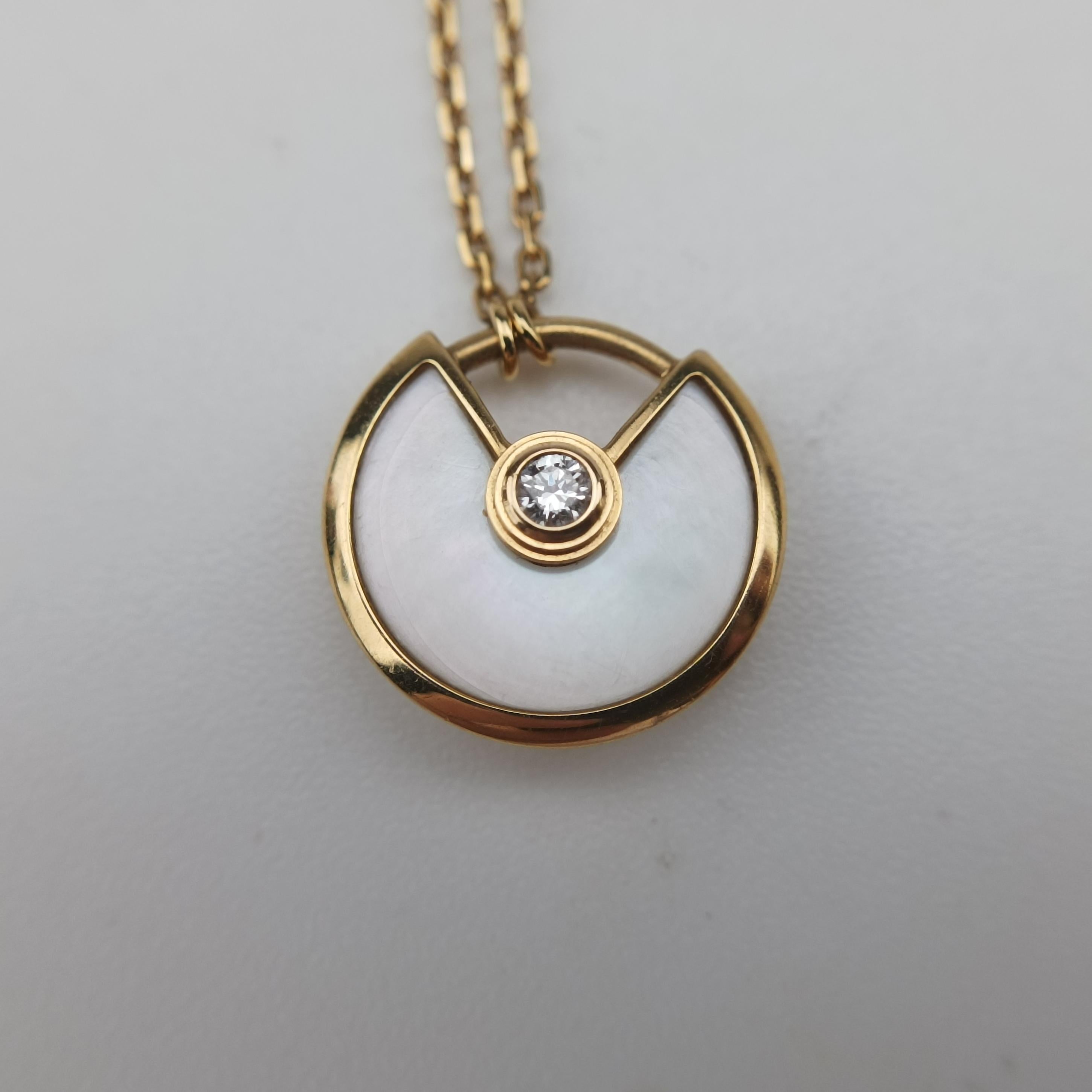 Amulette de Cartier Golden×White AU750 B3047100 FCD969アミュレット ドゥ カルティエ ゴールド×ホワイト AU750 B3047100 FCD969