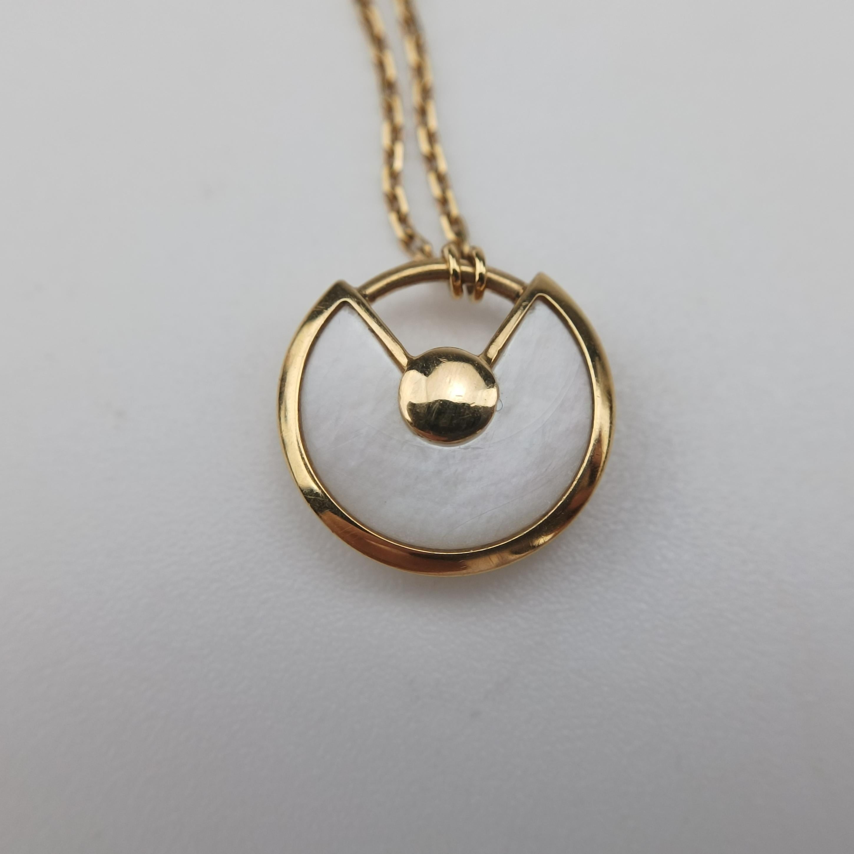 Amulette de Cartier Golden×White AU750 B3047100 FCD969アミュレット ドゥ カルティエ ゴールド×ホワイト AU750 B3047100 FCD969