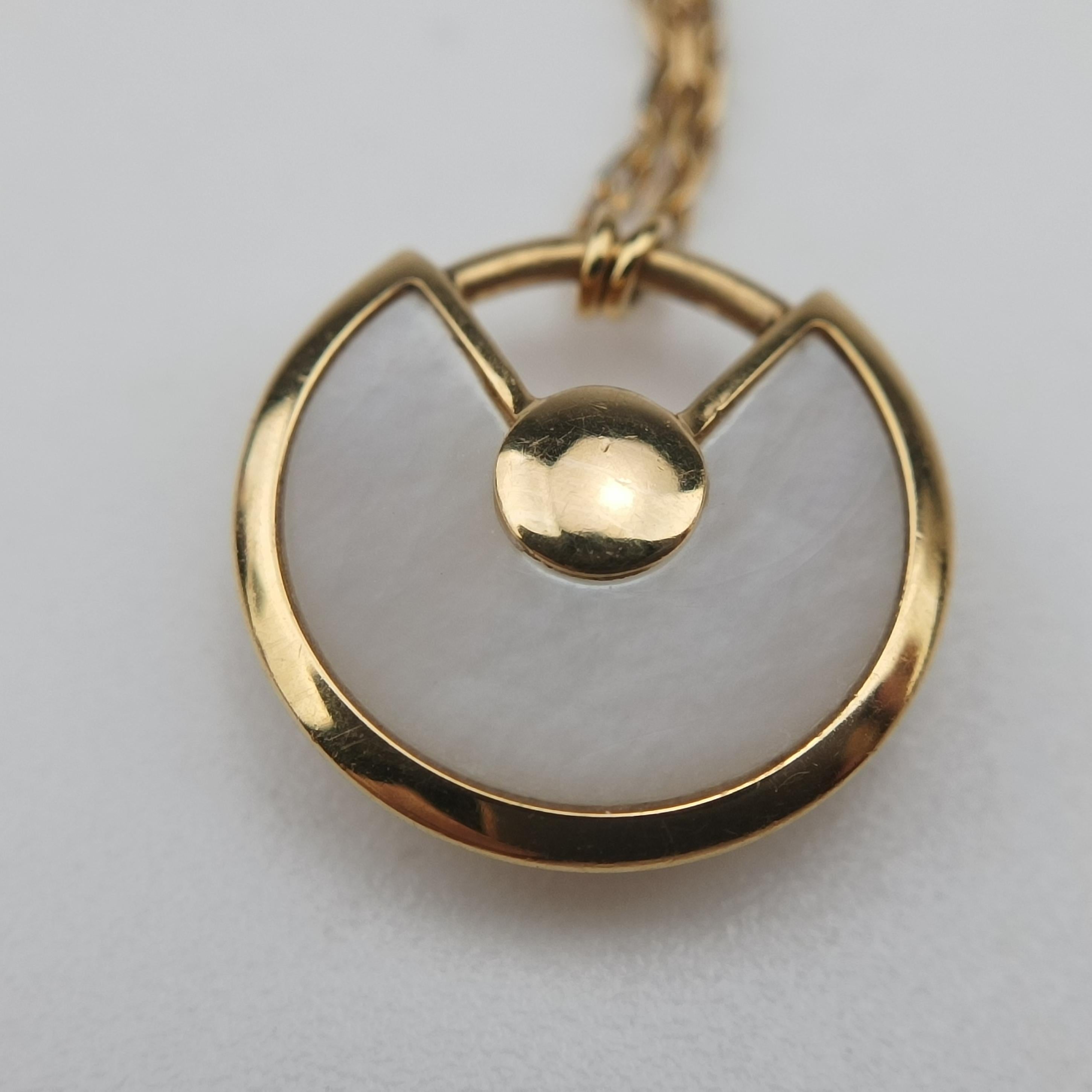 Amulette de Cartier Golden×White AU750 B3047100 FCD969アミュレット ドゥ カルティエ ゴールド×ホワイト AU750 B3047100 FCD969