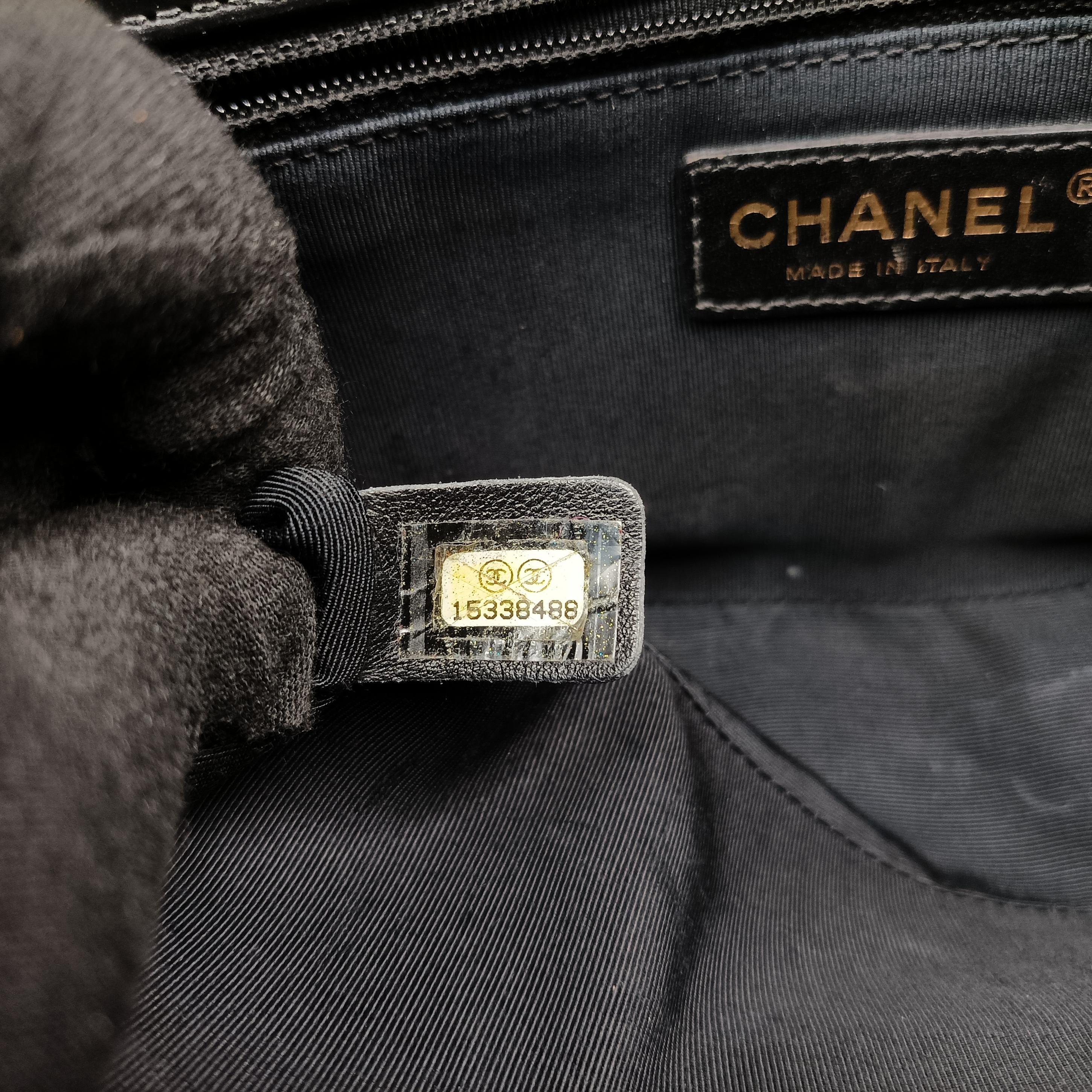 BOY CHANEL Black Leather A66713 15338488ボーイシャネル ブラック レザー A66713 15338488