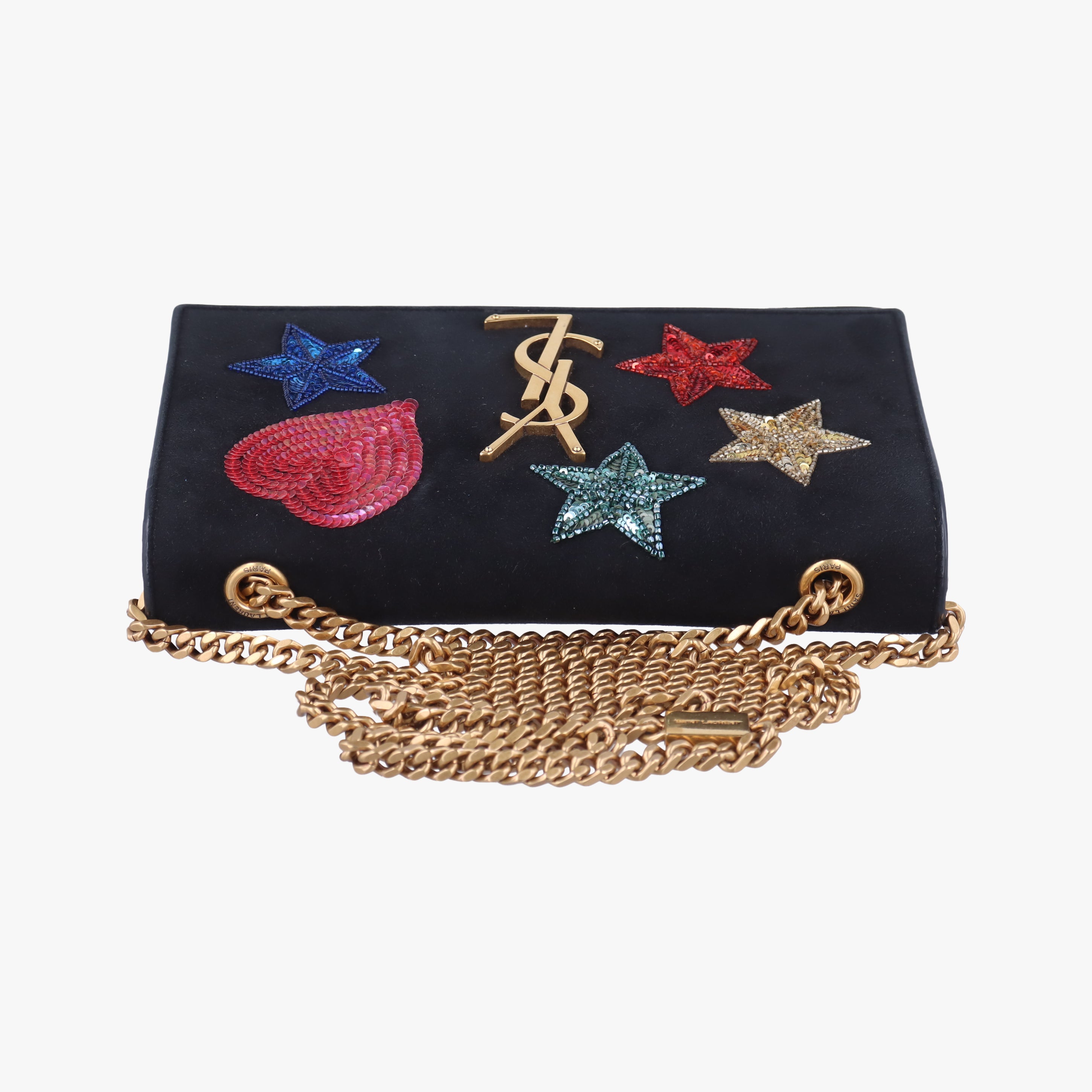 KATE Black×Multicolour Suede 455263 BCI471286.0119ケイト ブラック×マルチカラー スエード 455263 BCI471286.0119