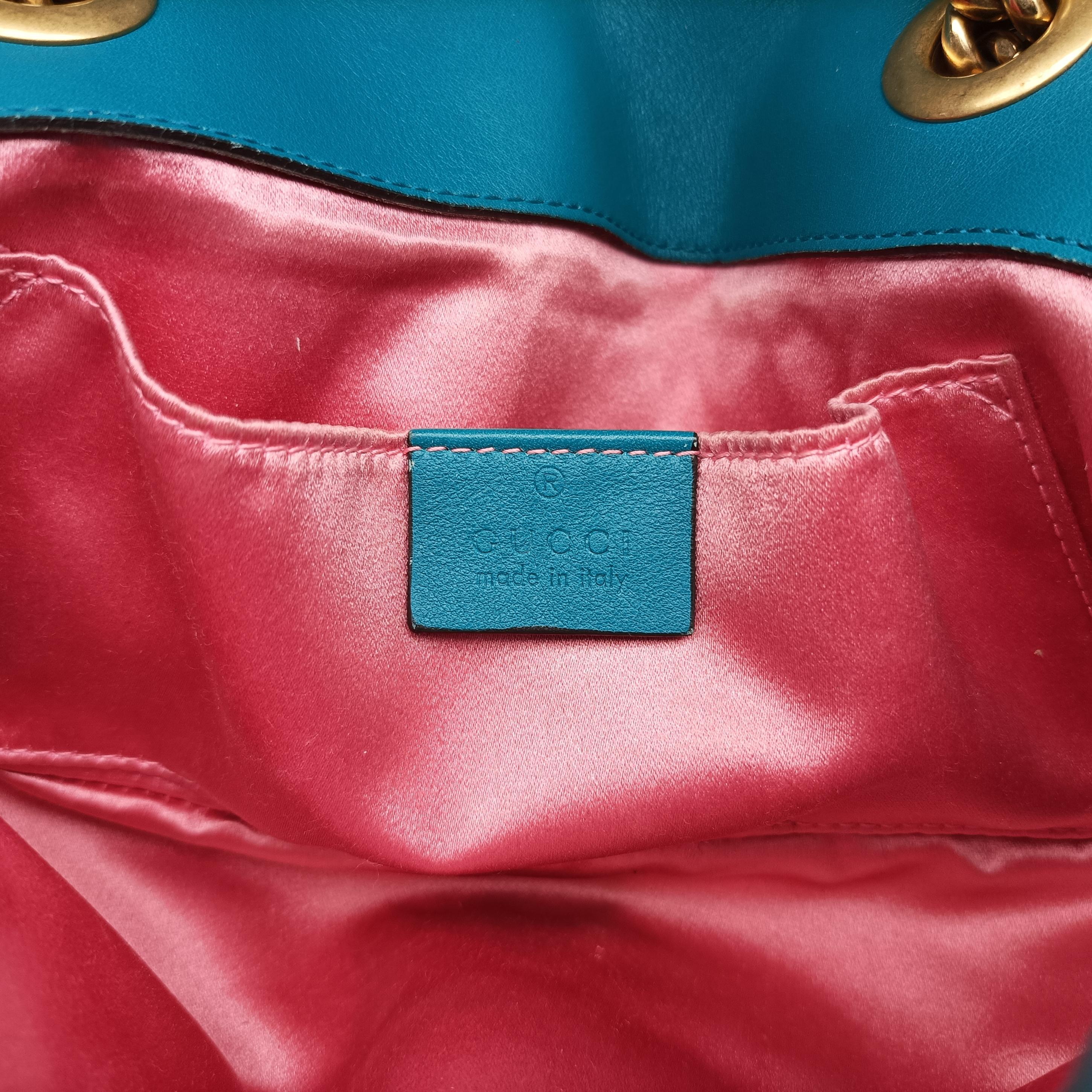 GG Marmont Blue velour 446744 I023595000GGマーモント ブルー ベロア 446744 I023595000