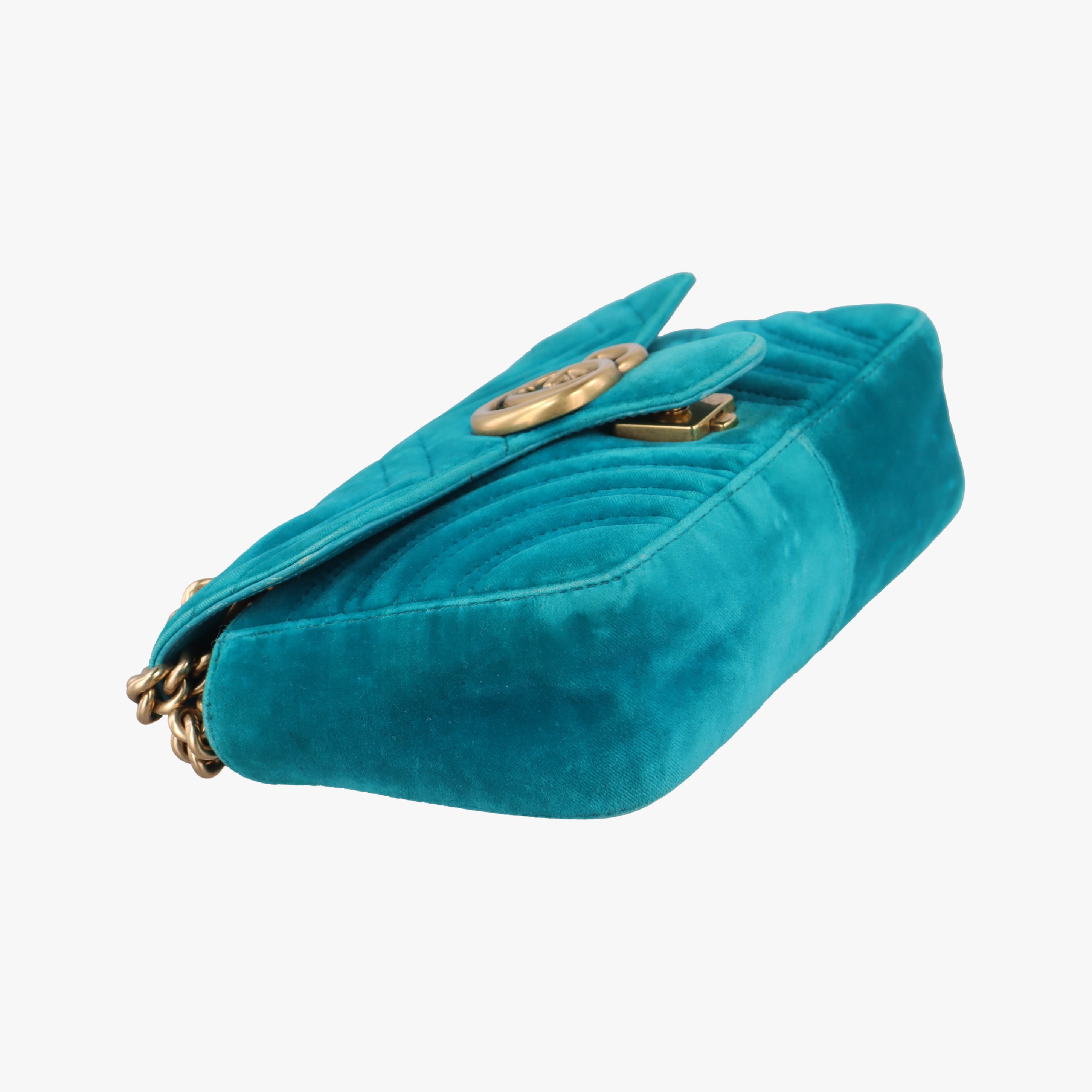 GG Marmont Blue velour 446744 I023595000GGマーモント ブルー ベロア 446744 I023595000