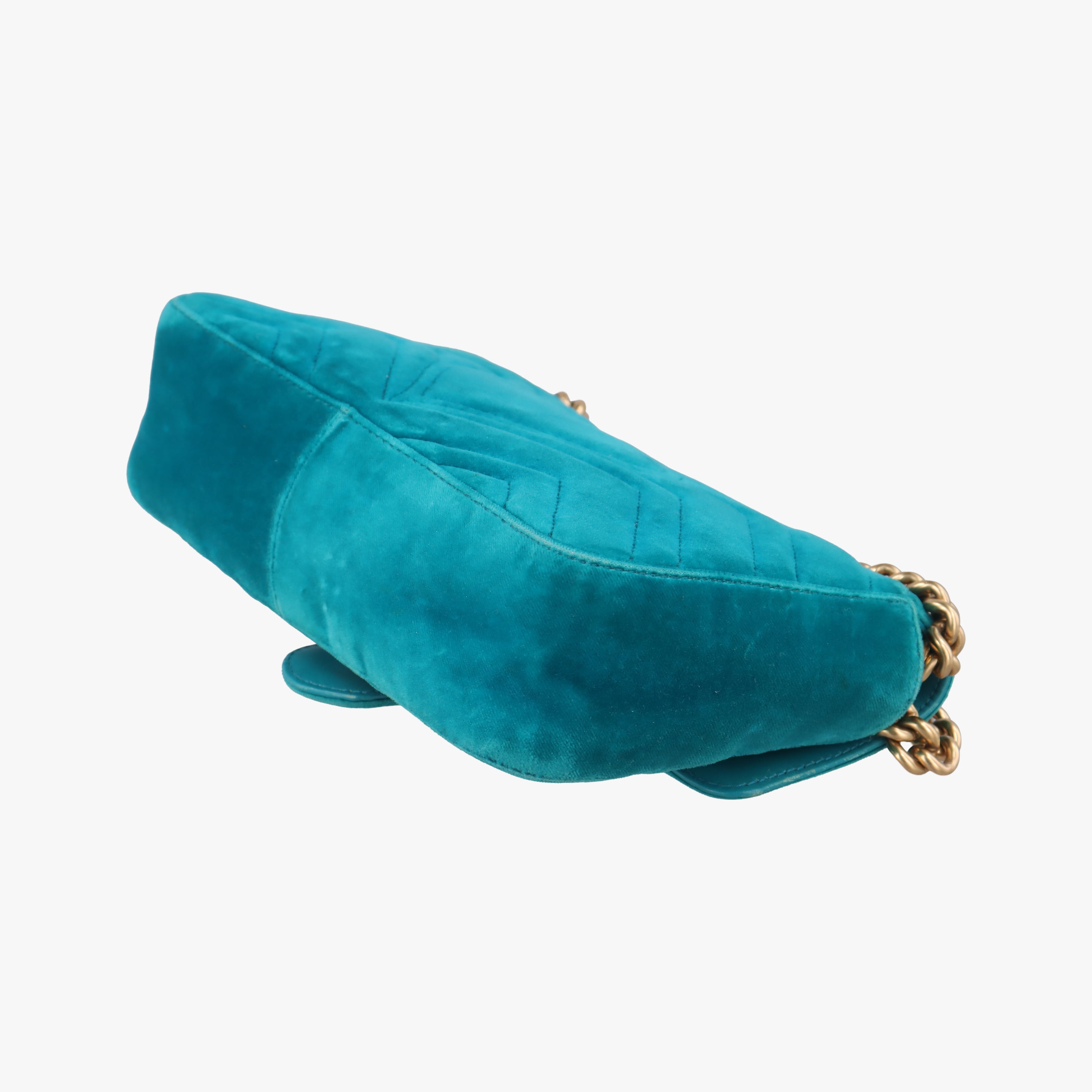 GG Marmont Blue velour 446744 I023595000GGマーモント ブルー ベロア 446744 I023595000