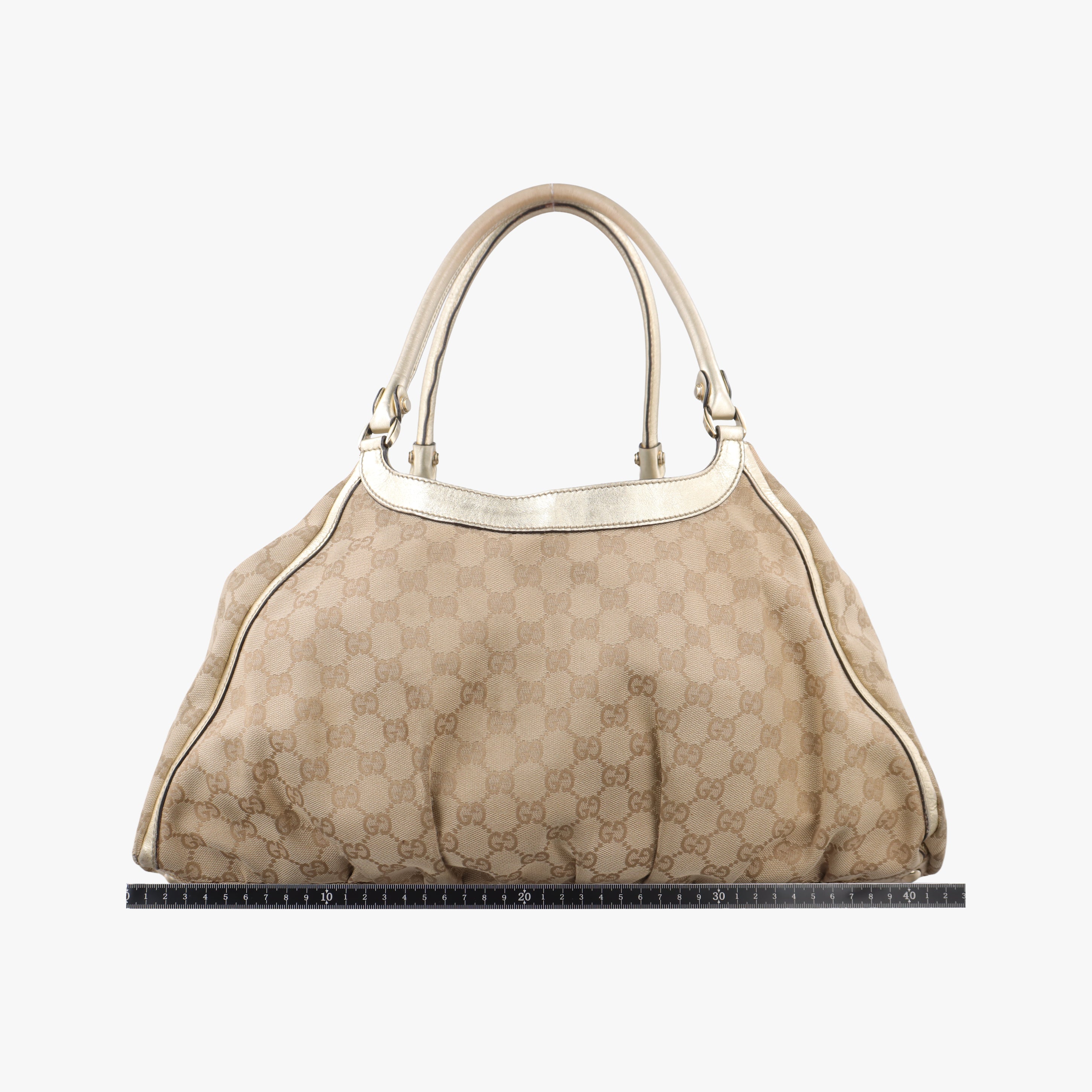 Abbey D-ring Hobo Beige canvas 189835 E2139784アビー Dリング ホーボー ベージュ キャンバス 189835 E2139784