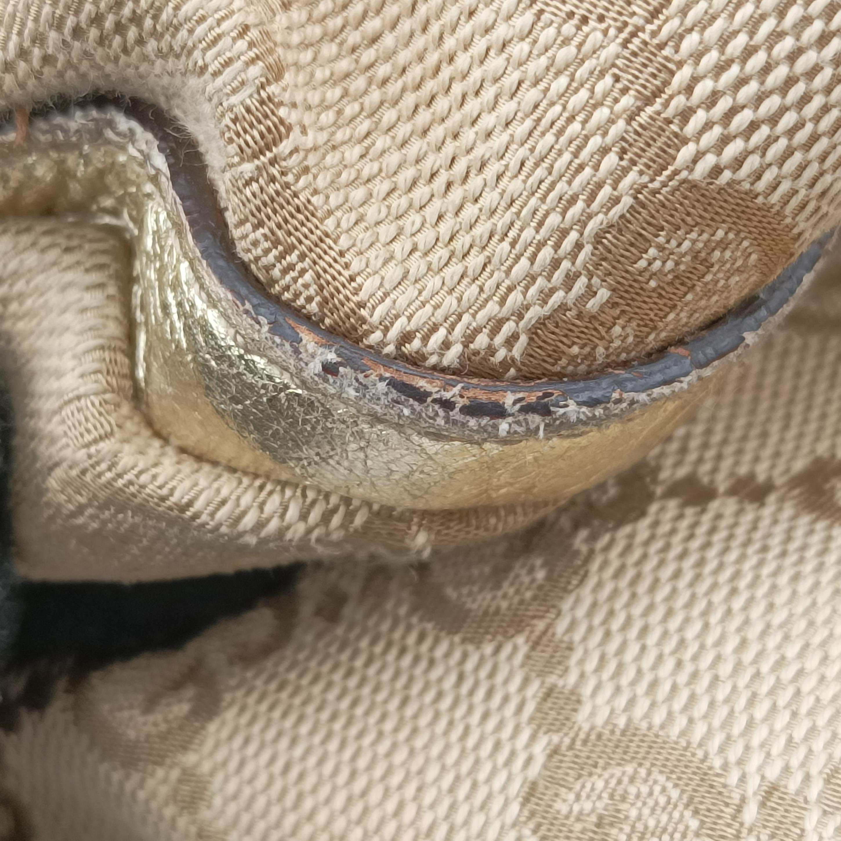 Abbey D-ring Hobo Beige canvas 189835 E2139784アビー Dリング ホーボー ベージュ キャンバス 189835 E2139784