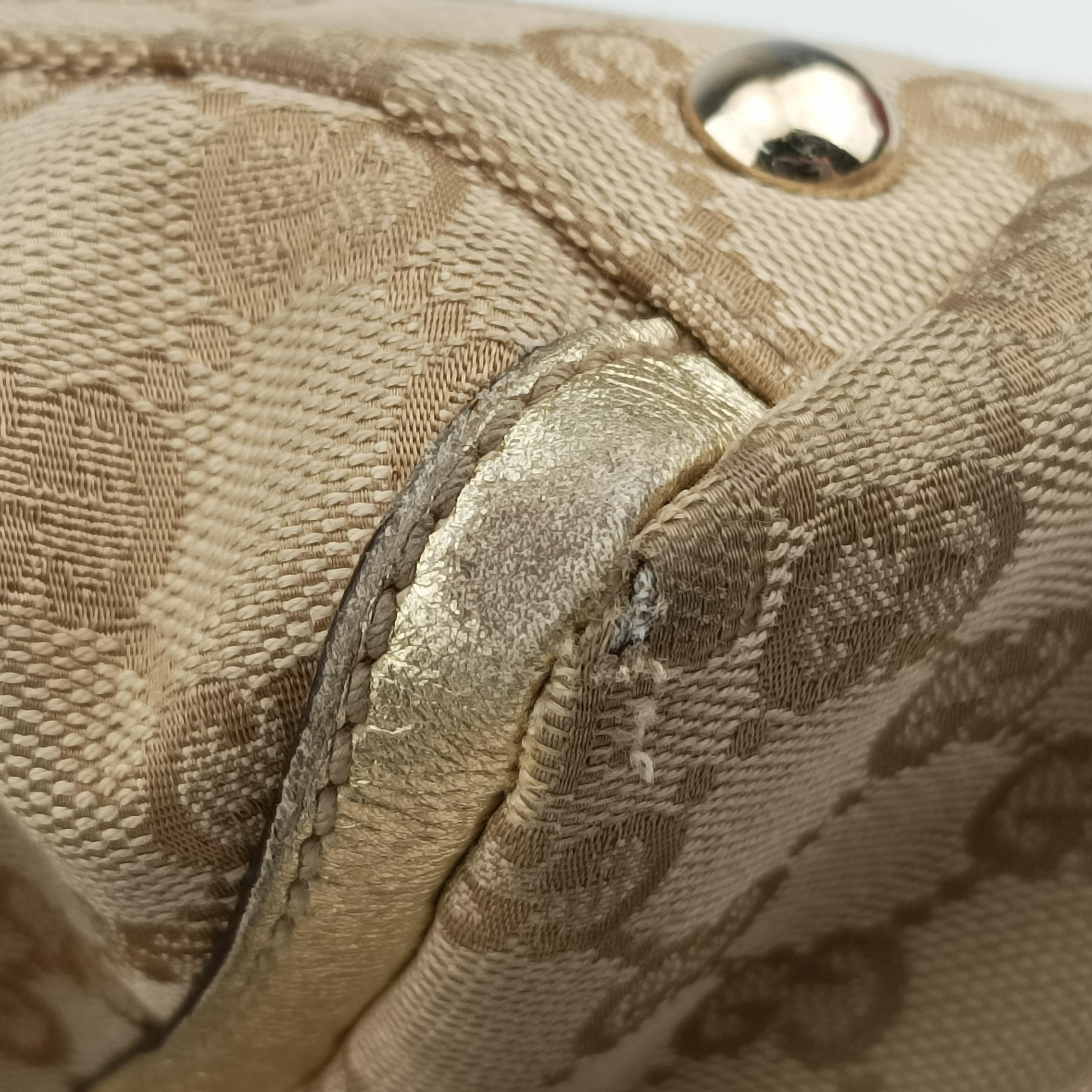 Abbey D-ring Hobo Beige canvas 189835 E2139784アビー Dリング ホーボー ベージュ キャンバス 189835 E2139784