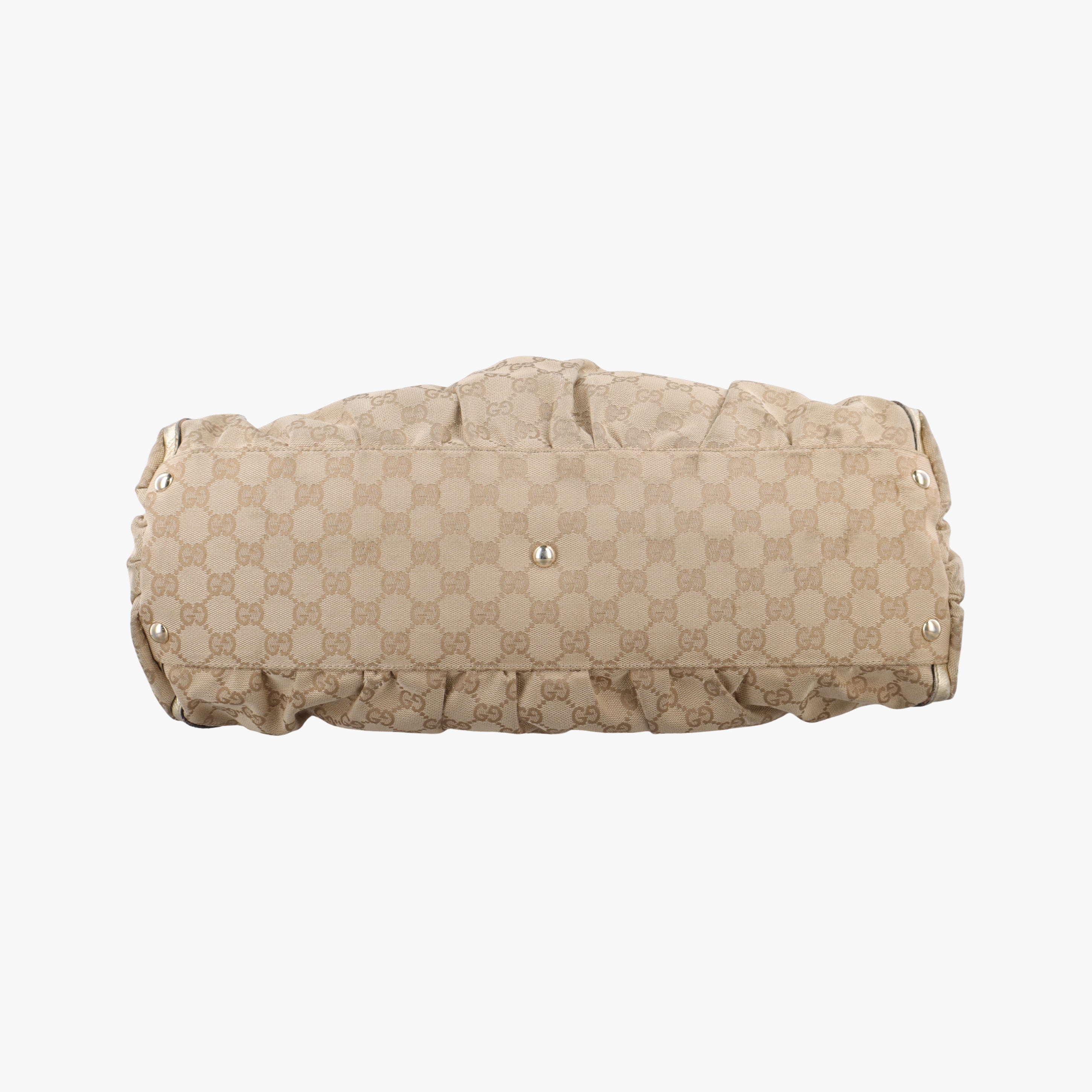 Abbey D-ring Hobo Beige canvas 189835 E2139784アビー Dリング ホーボー ベージュ キャンバス 189835 E2139784