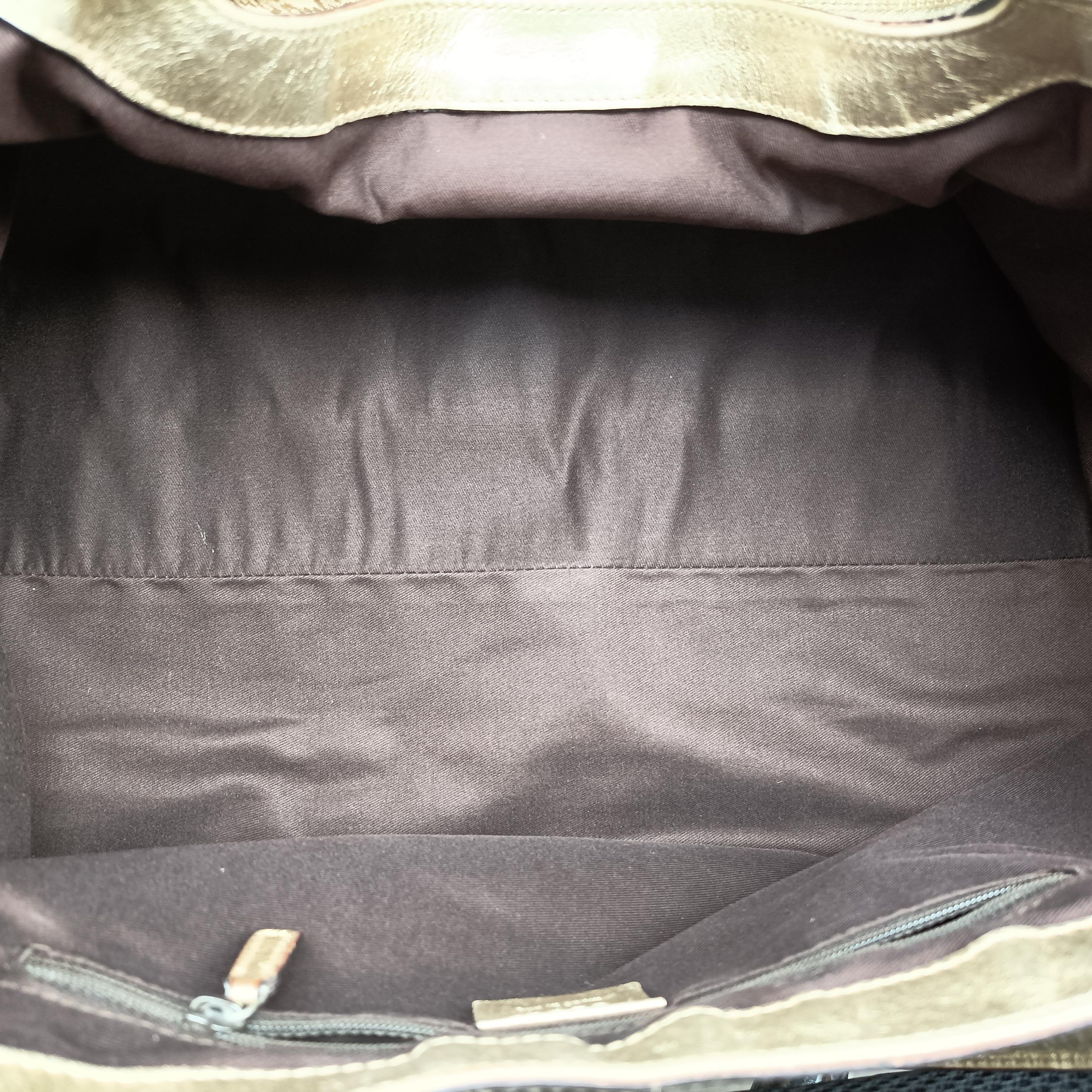 Abbey D-ring Hobo Beige canvas 189835 E2139784アビー Dリング ホーボー ベージュ キャンバス 189835 E2139784