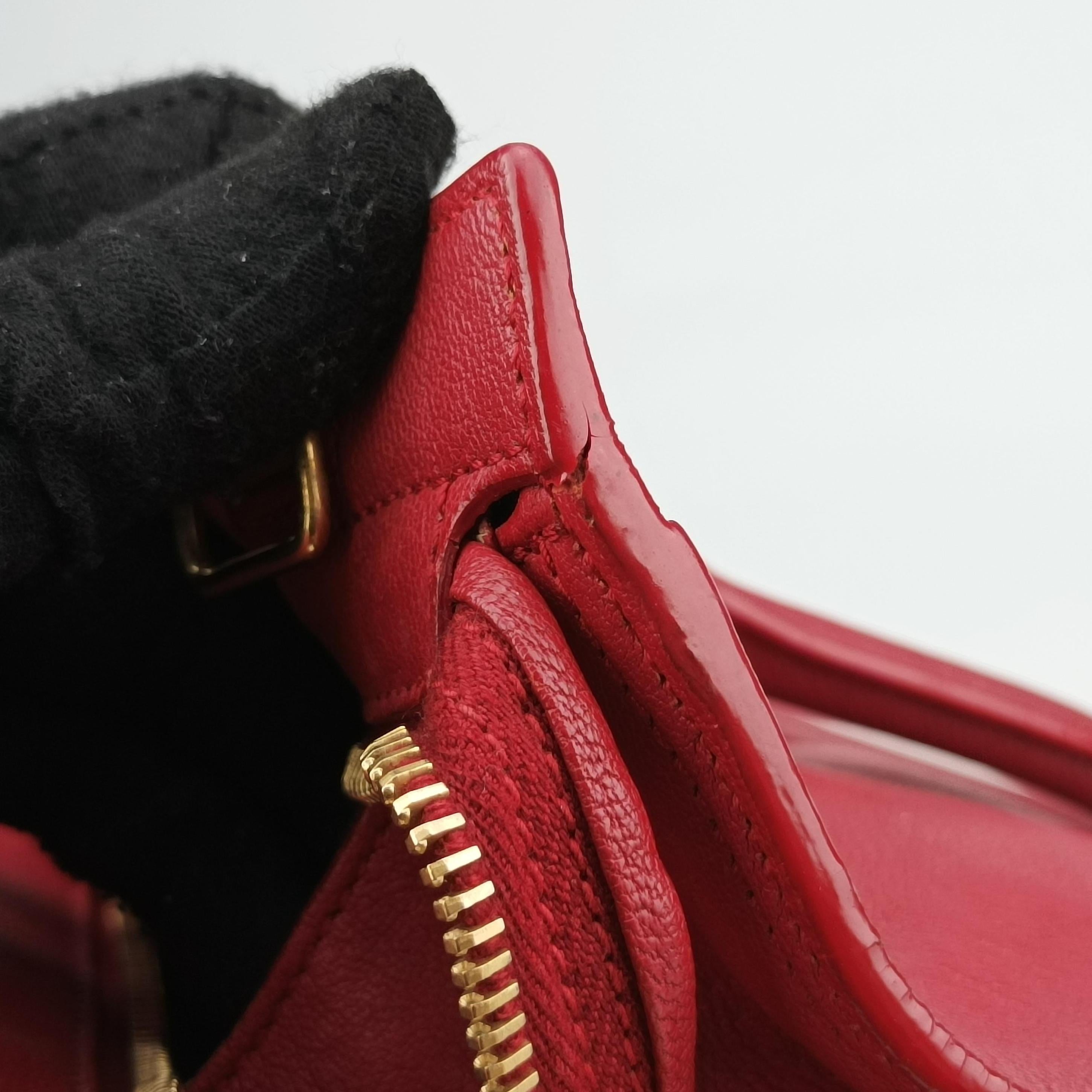 Cabas Chyc Mini Red Leather 311222 311222.213317カバスシック ミニ レッド レザー 311222 311222.213317