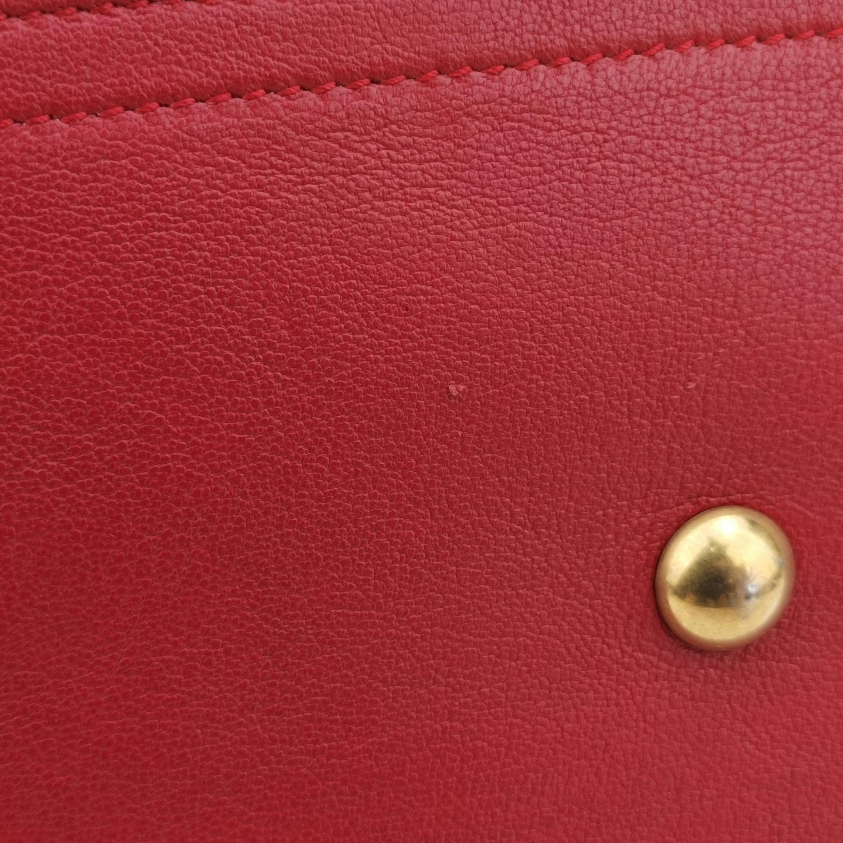 Cabas Chyc Mini Red Leather 311222 311222.213317カバスシック ミニ レッド レザー 311222 311222.213317