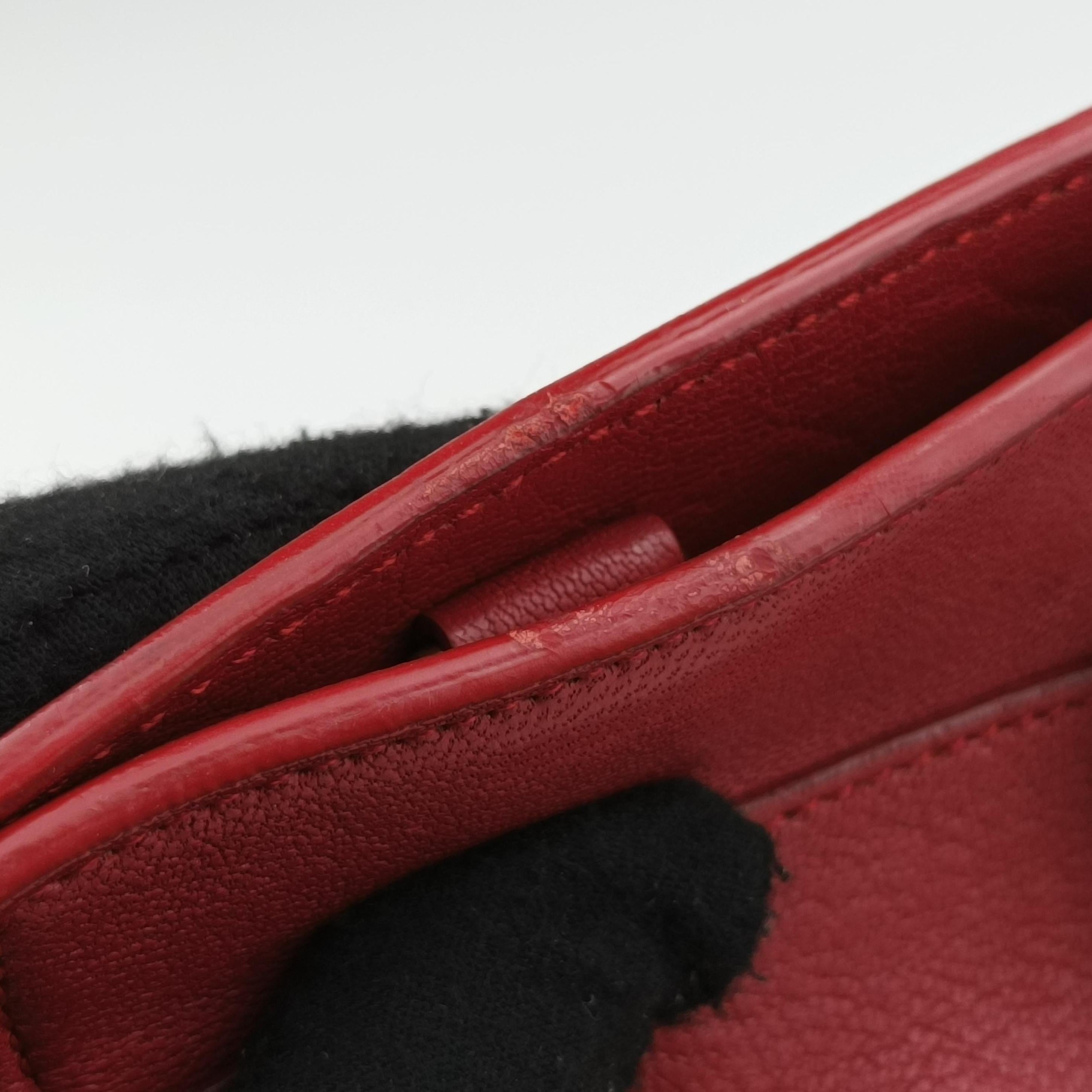 Cabas Chyc Mini Red Leather 311222 311222.213317カバスシック ミニ レッド レザー 311222 311222.213317