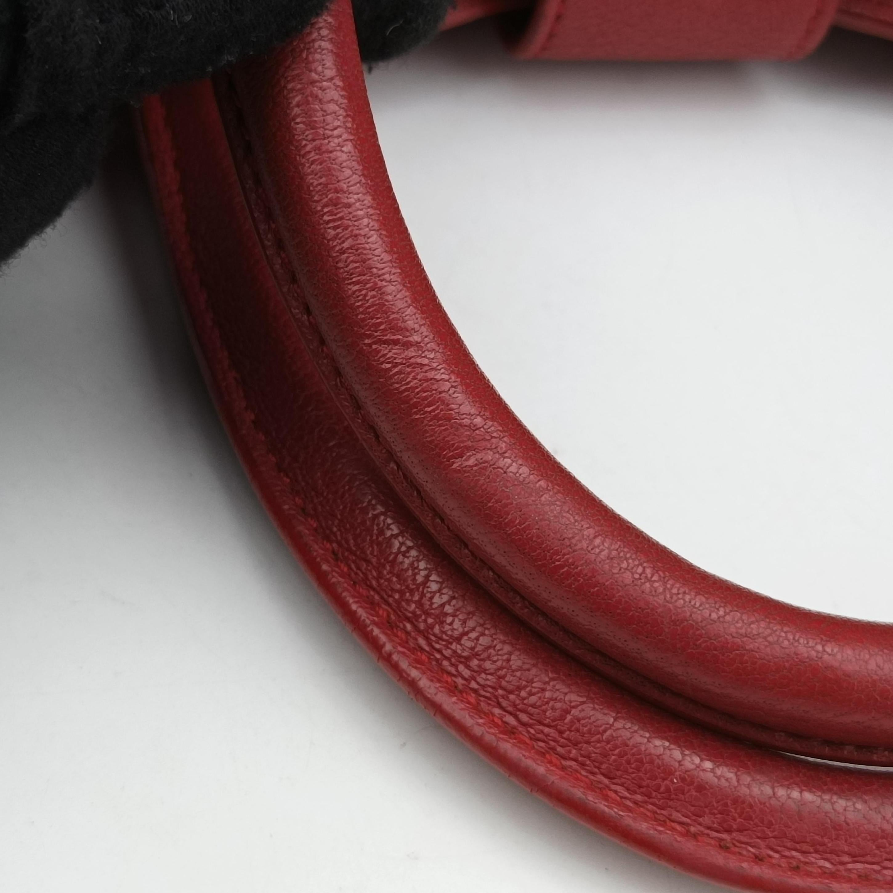 Cabas Chyc Mini Red Leather 311222 311222.213317カバスシック ミニ レッド レザー 311222 311222.213317