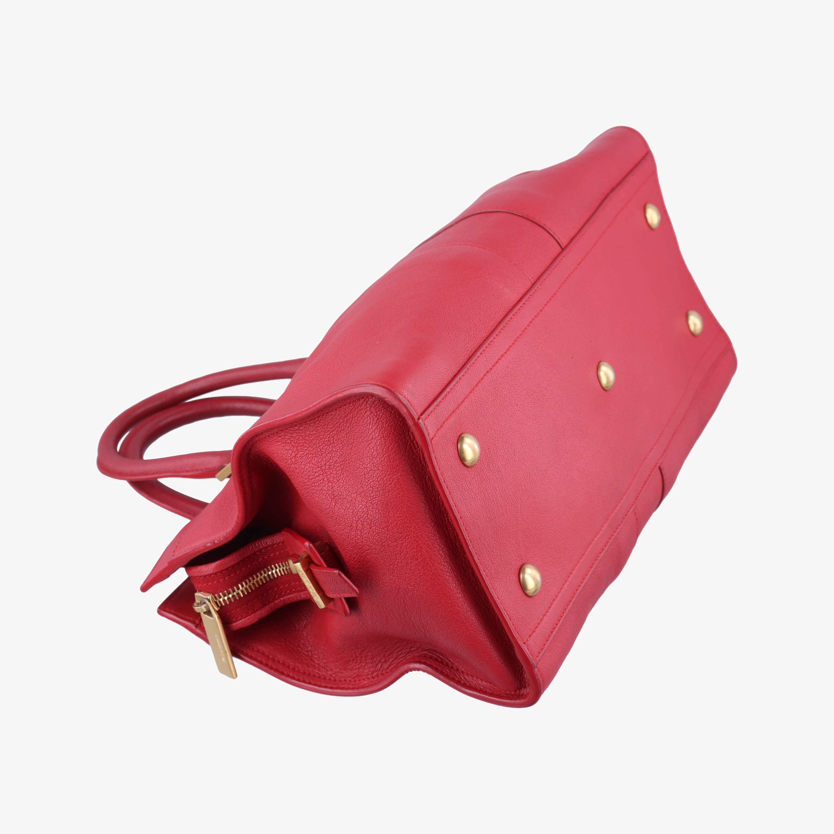 Cabas Chyc Mini Red Leather 311222 311222.213317カバスシック ミニ レッド レザー 311222 311222.213317