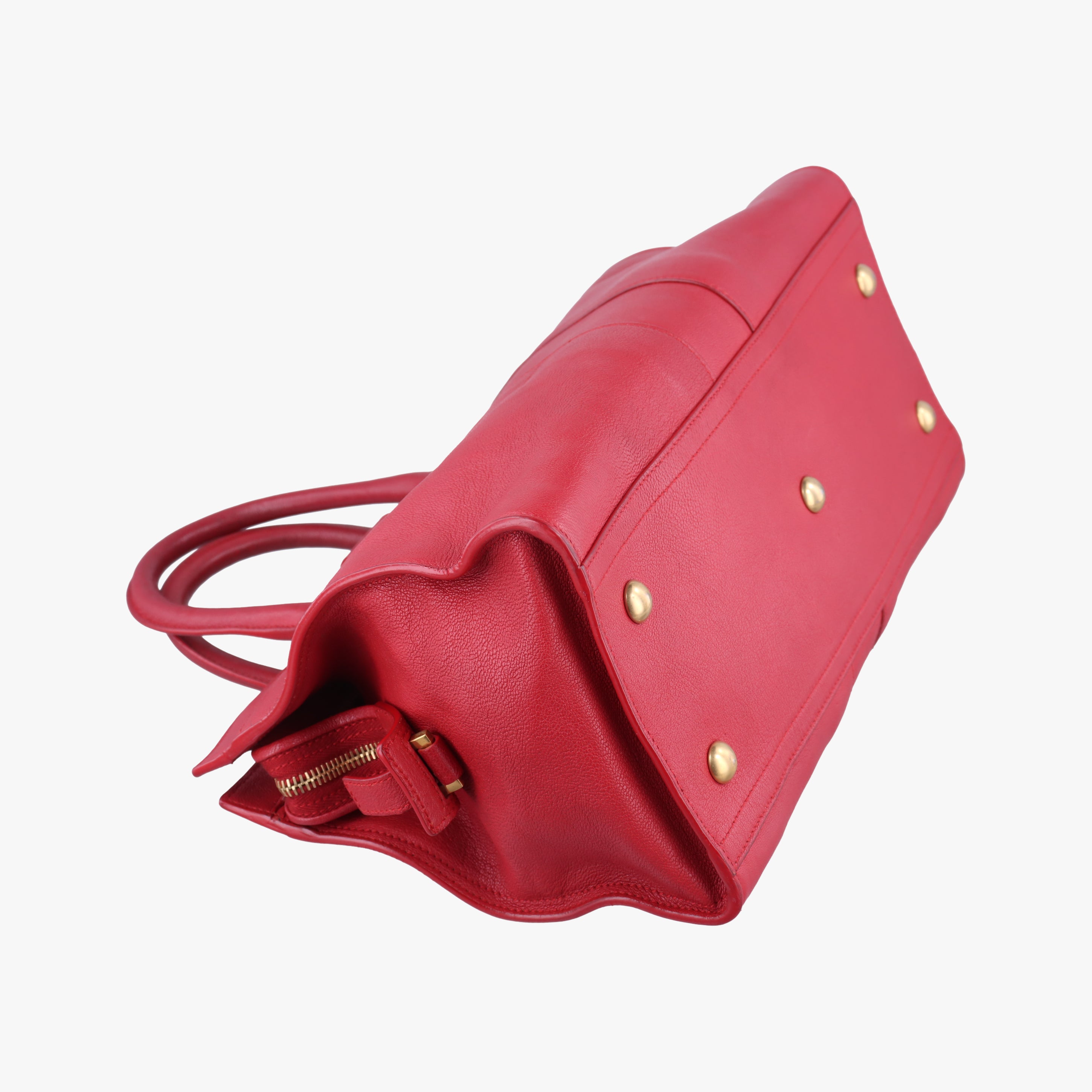 Cabas Chyc Mini Red Leather 311222 311222.213317カバスシック ミニ レッド レザー 311222 311222.213317